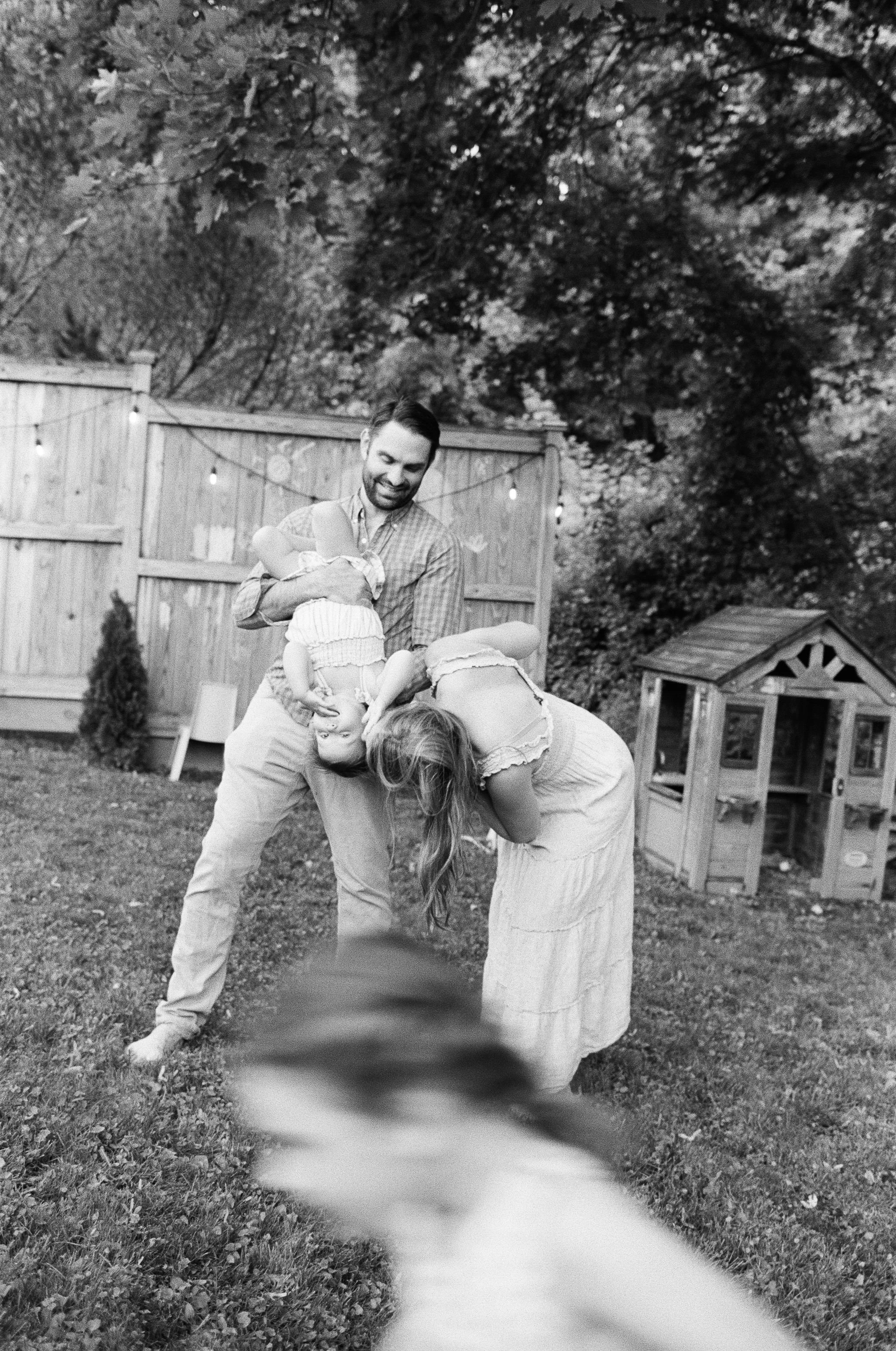 childhood family photography on film in maine