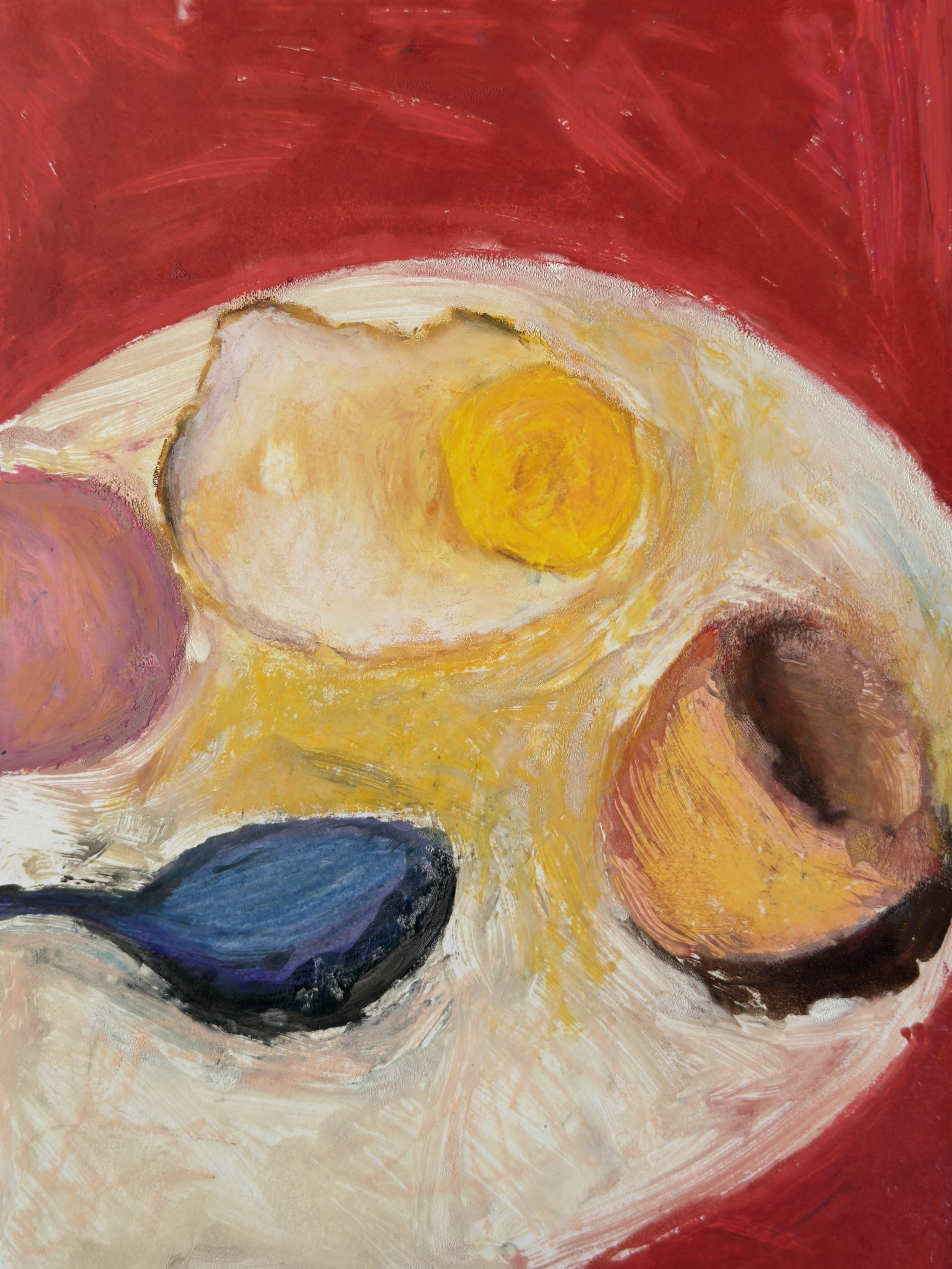 "Unscrambled"
Oil on Paper,
16"x20"