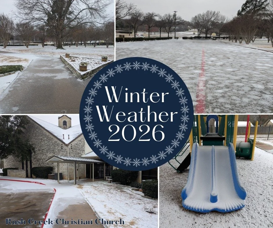 Here are the current conditions at the church with more sleet and snow tonight.  Show us some of your snow/sleet pictures!