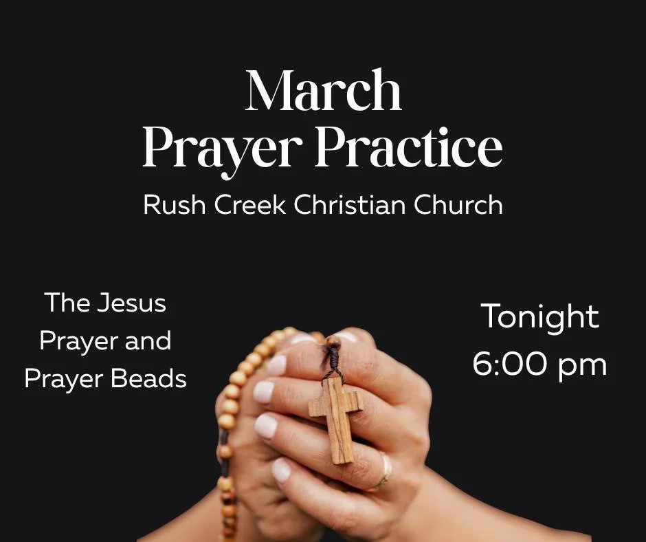Each month we gather on the first Wednesday of the month to learn a new prayer practice.  Tonight we hope to center our minds, bodies, and souls with the Jesus Prayer.  If you are looking for some inner peace and stillness, please consider joining us