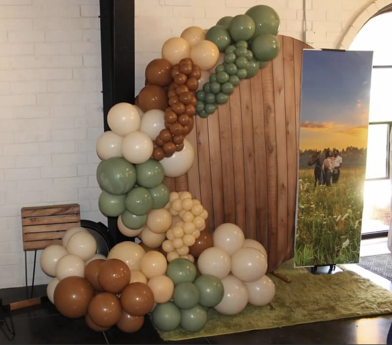 Western Backdrop Baby Shower