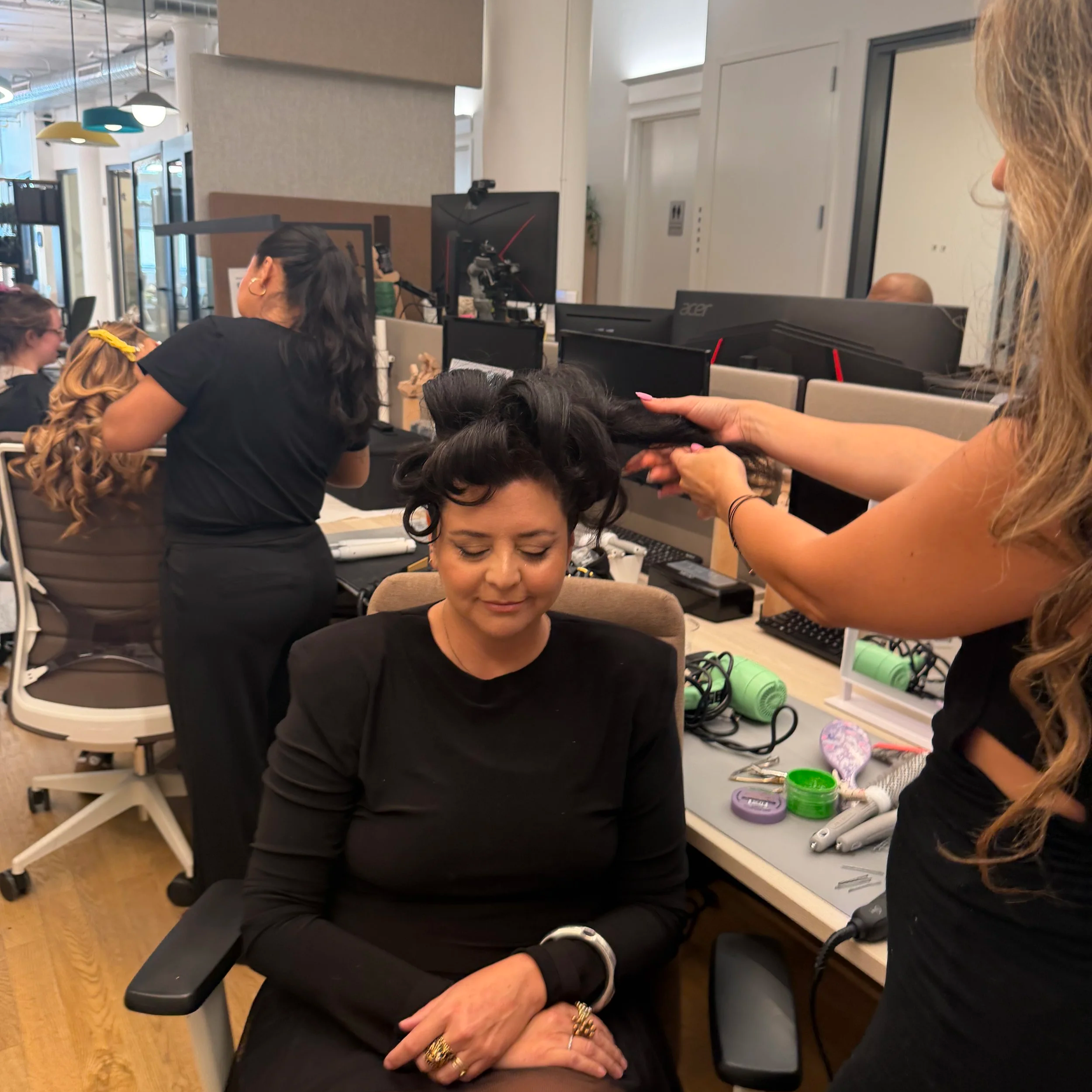 Hair Styling In Manhattan Office