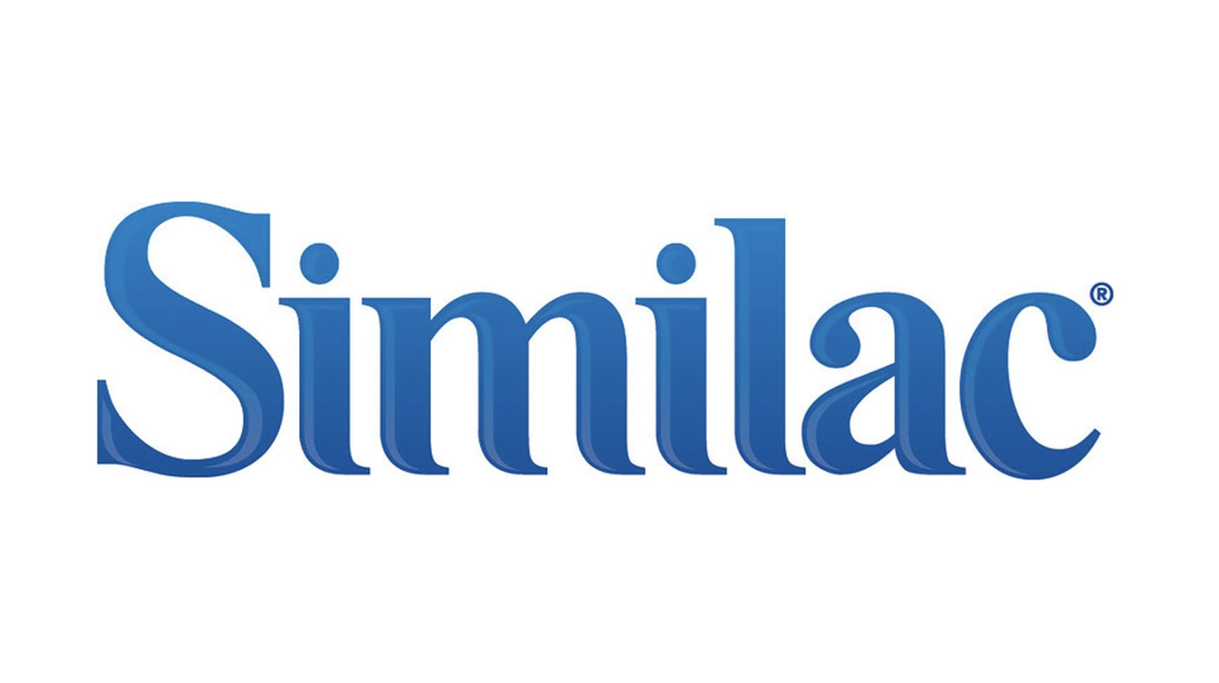 The logo of Similac, a baby formula brand, in blue text on a white background.