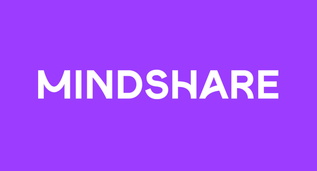Purple background with the word 'MINDSHARE' in white capital letters.