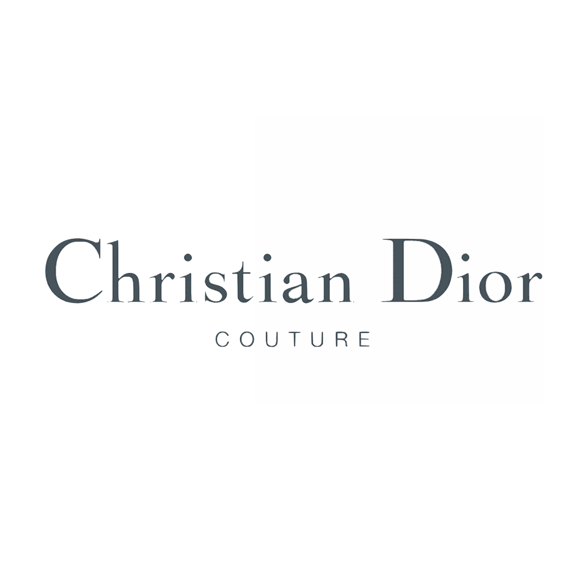 Christian Dior Couture logo in black text on a white background.