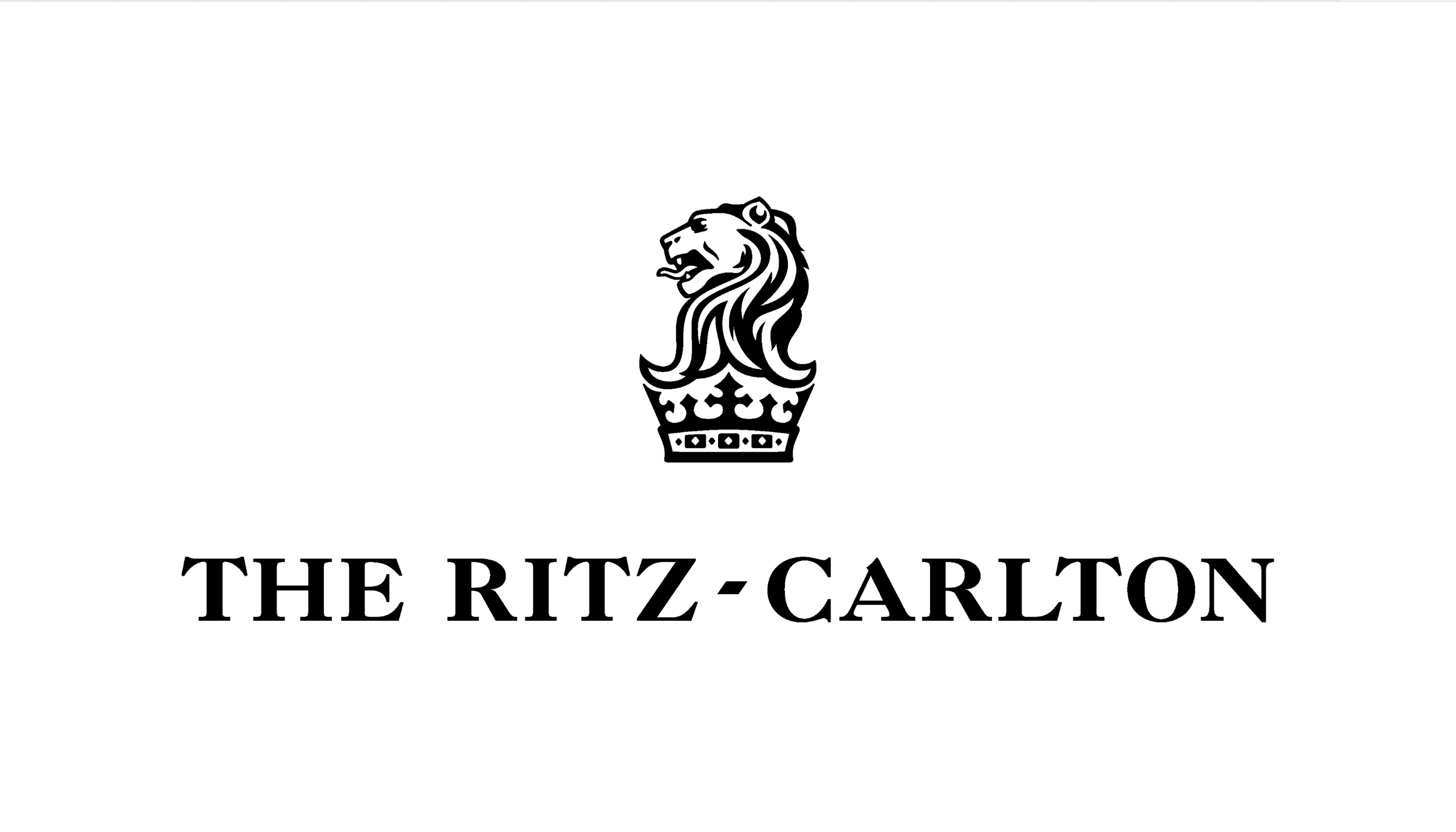 Logo of The Ritz-Carlton featuring a lion's head above the text 'THE RITZ-CARLTON'