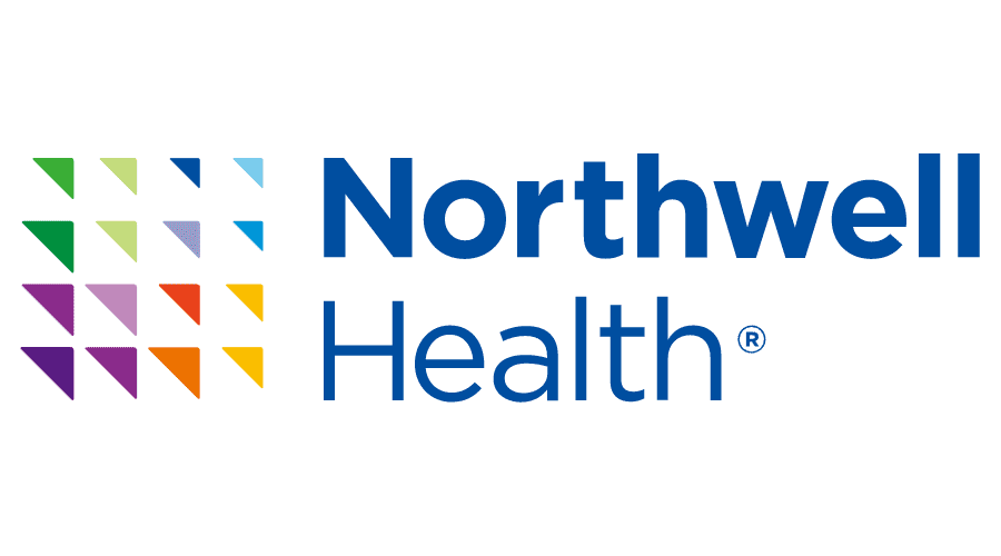 Northwell Health logo with colorful triangular design and text in blue.