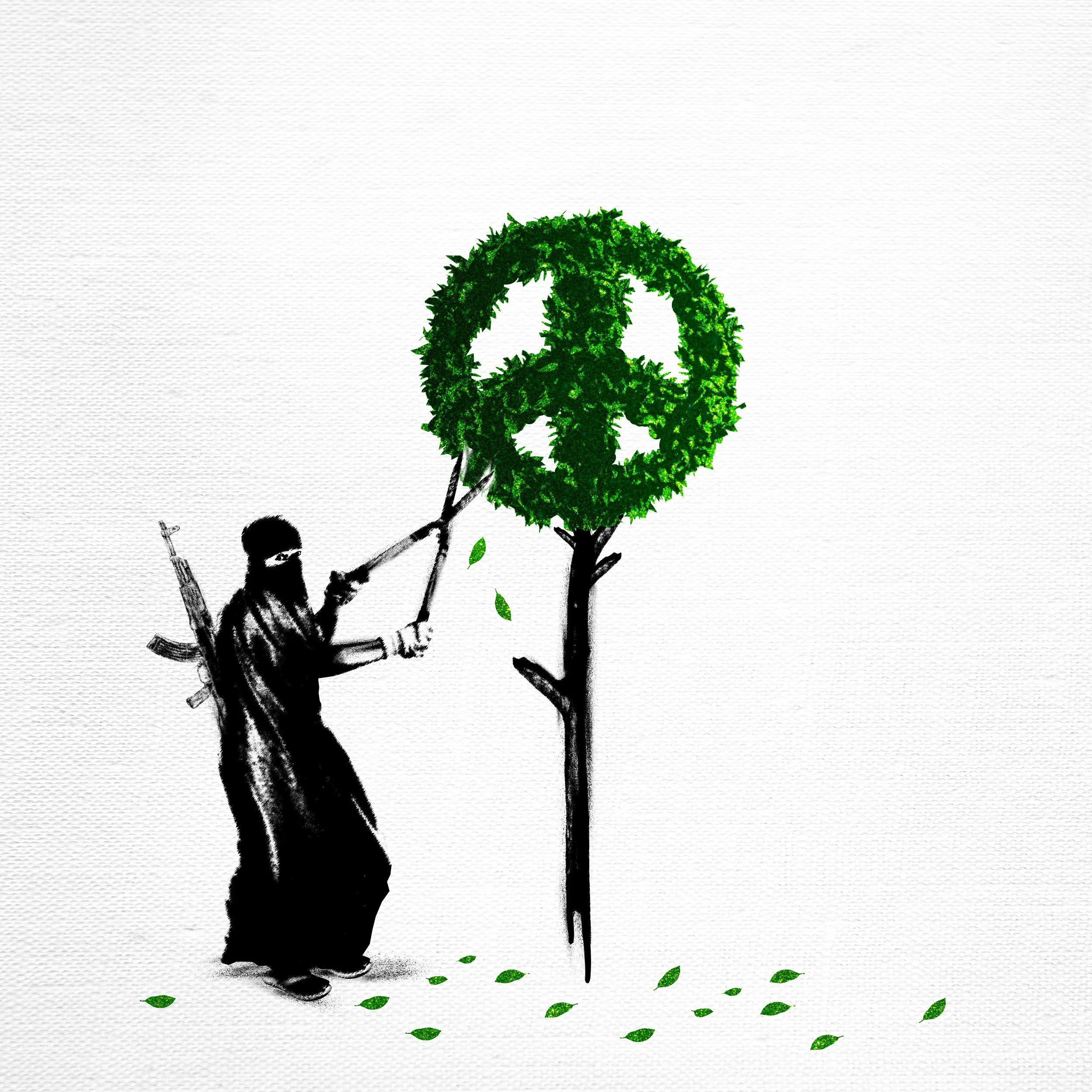 PEACEKEEPER - Special Unstretched Canvas Edition 5