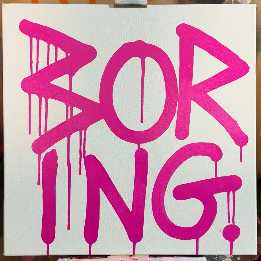 SPECIAL DRIP CANVAS STOCKING FILLER