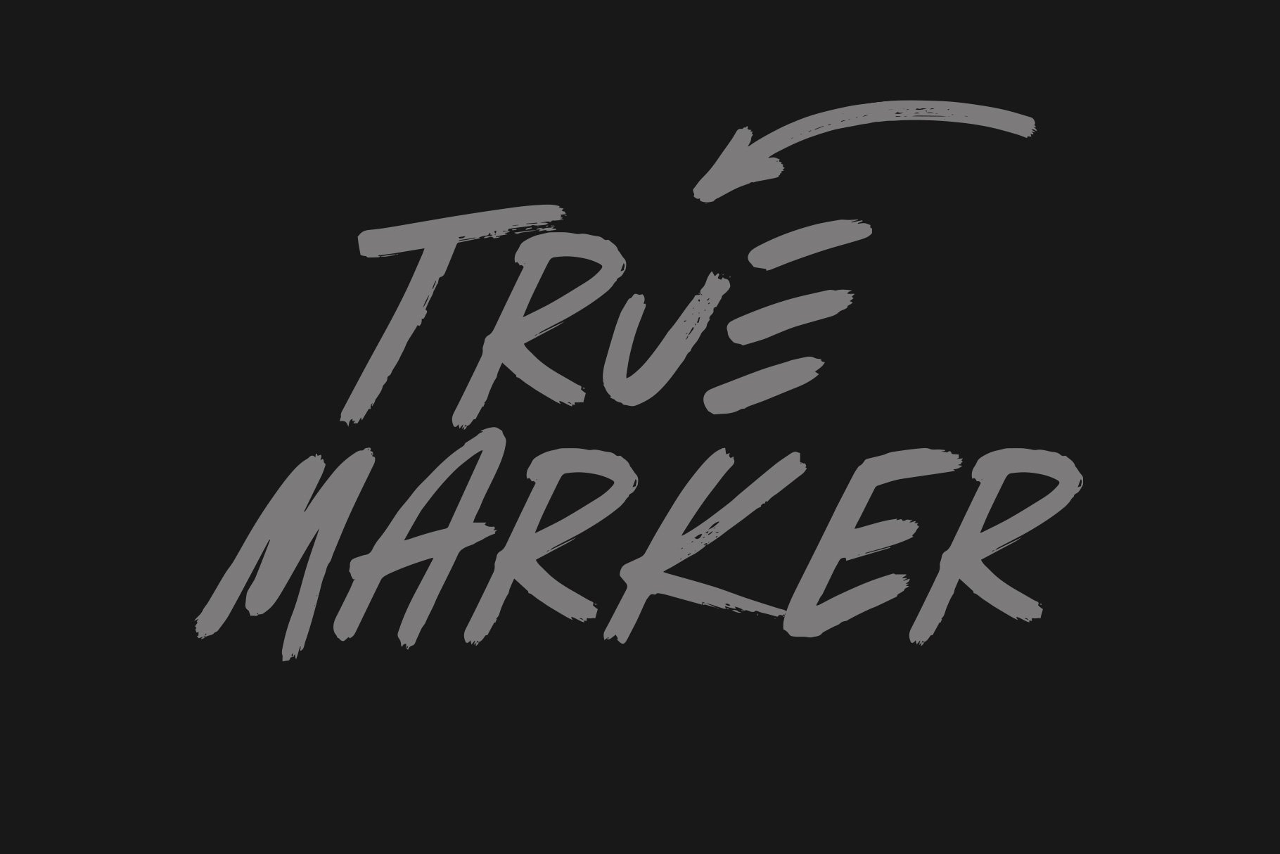 True Marker Font