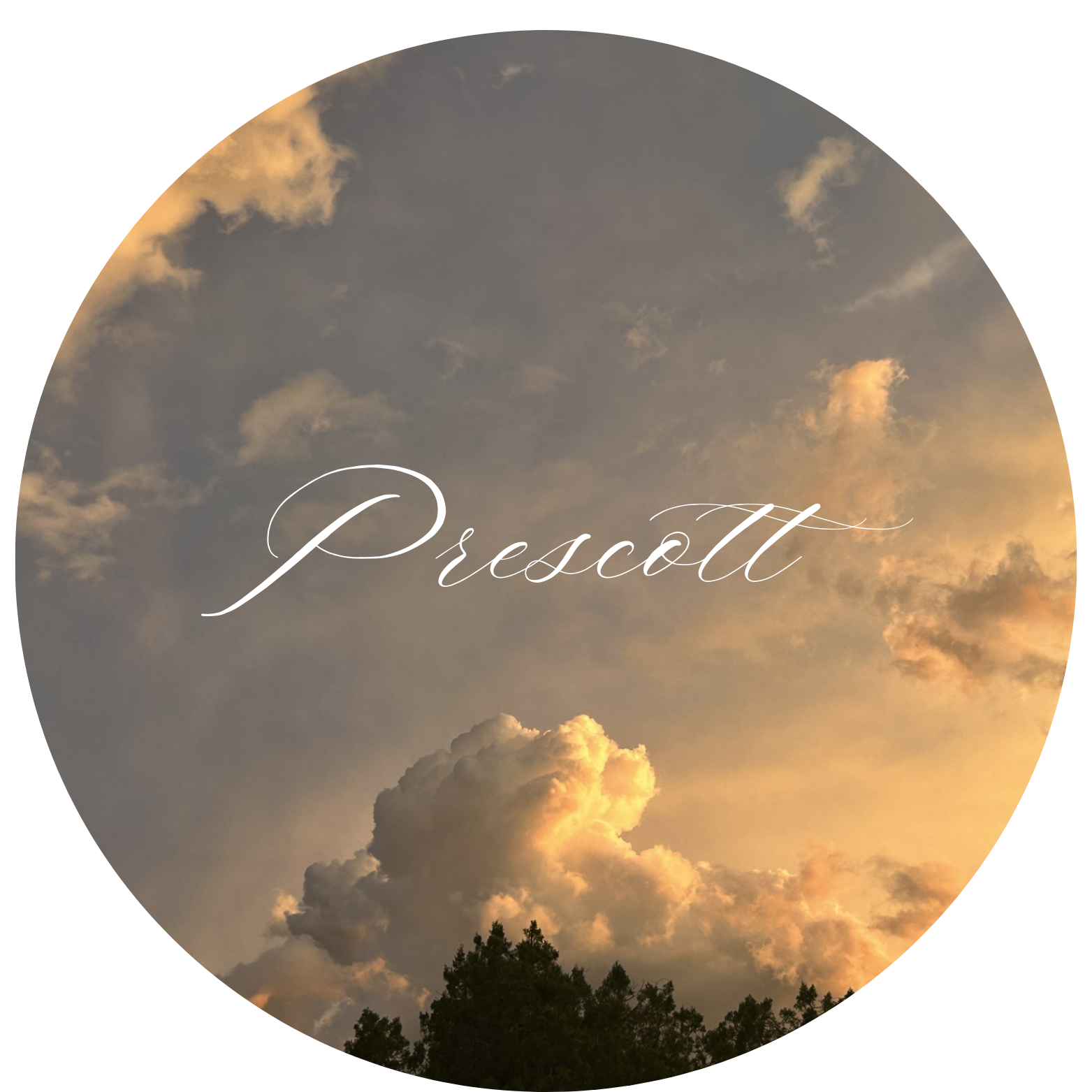 A Volcano Sunrise Stickers - 3"