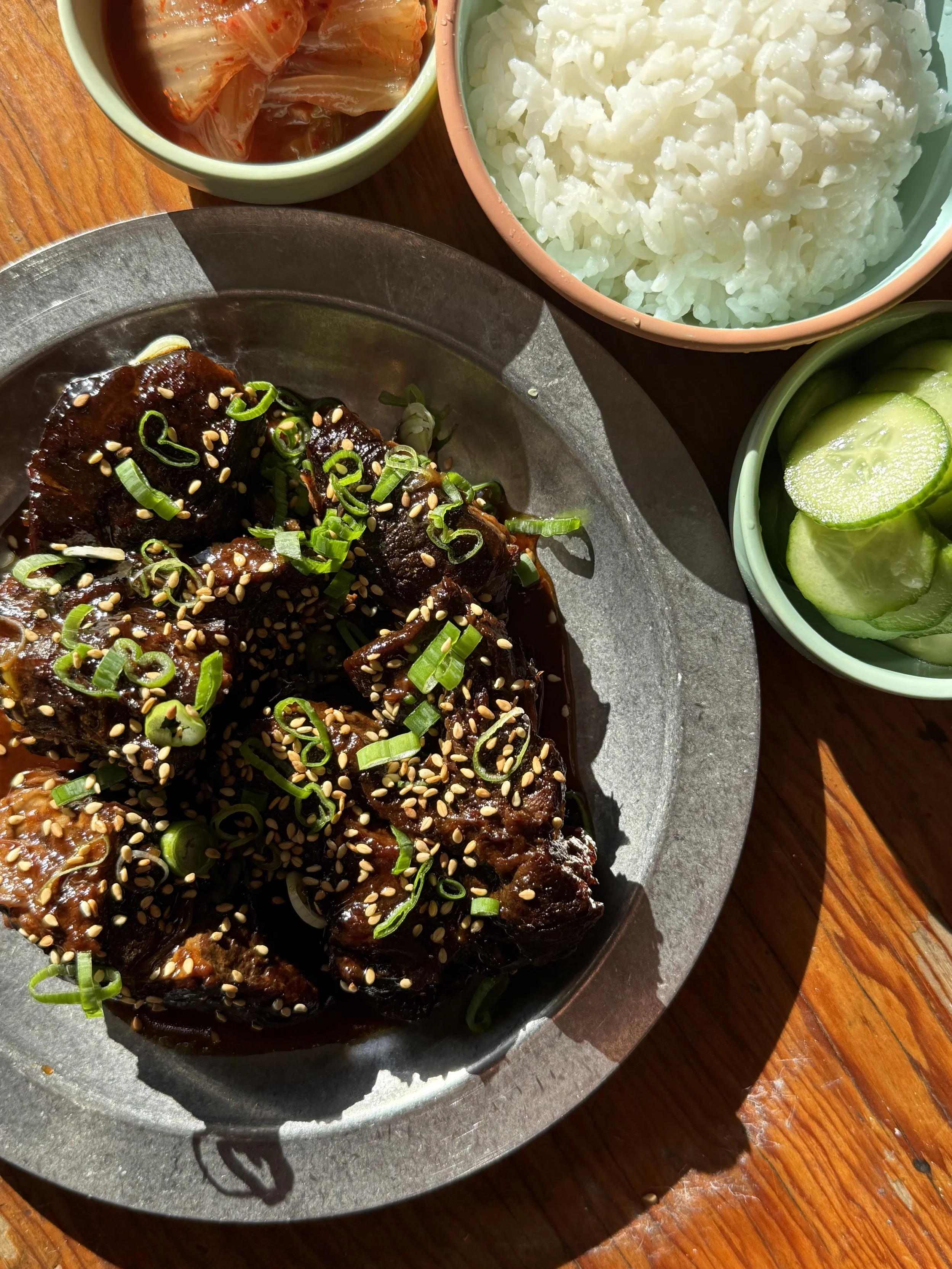 Braised Beef with Gochujang &amp; Ginger