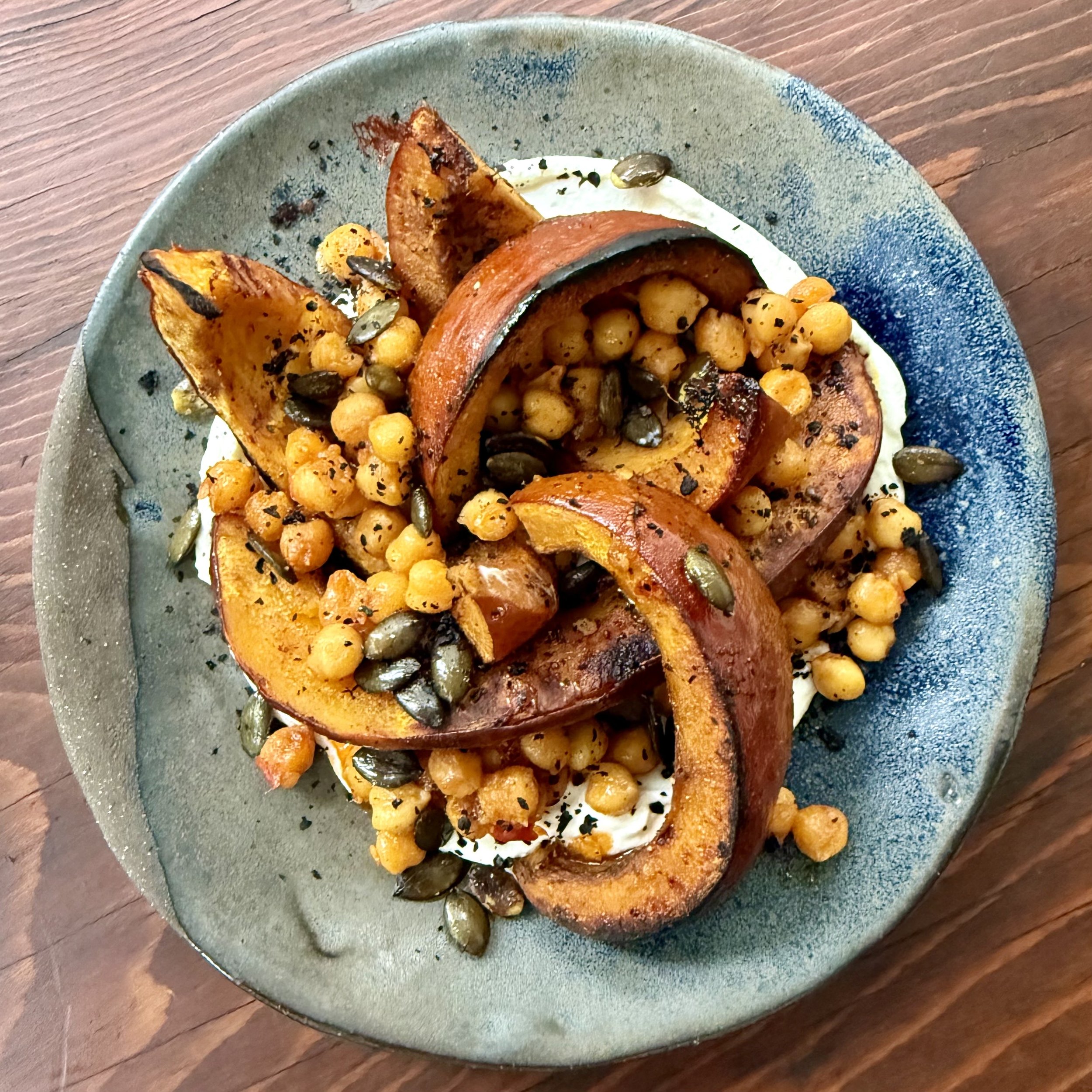 Roasted Pumpkin &amp; Brown Butter Chickpeas