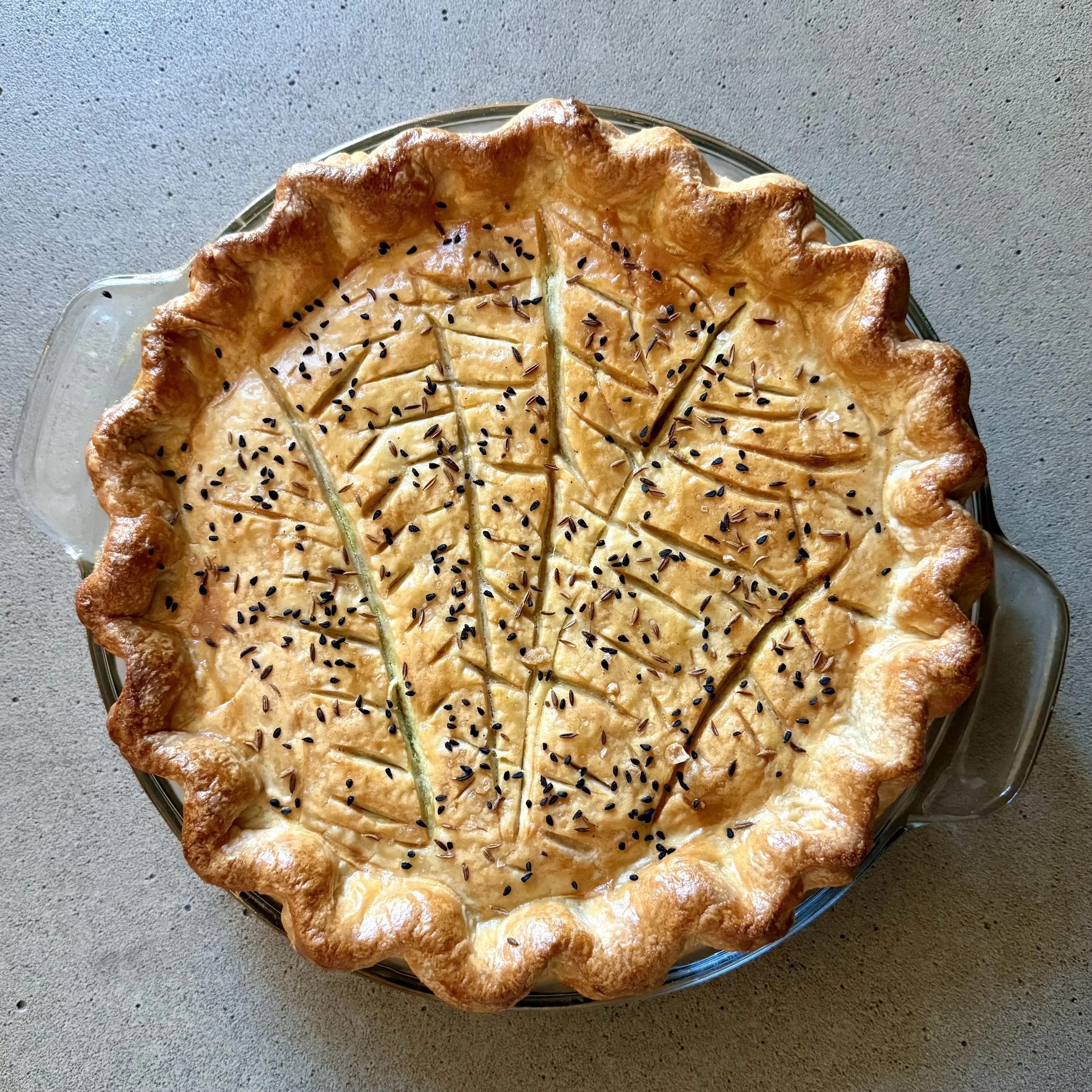 Mushroom &amp; Parsnip Pie