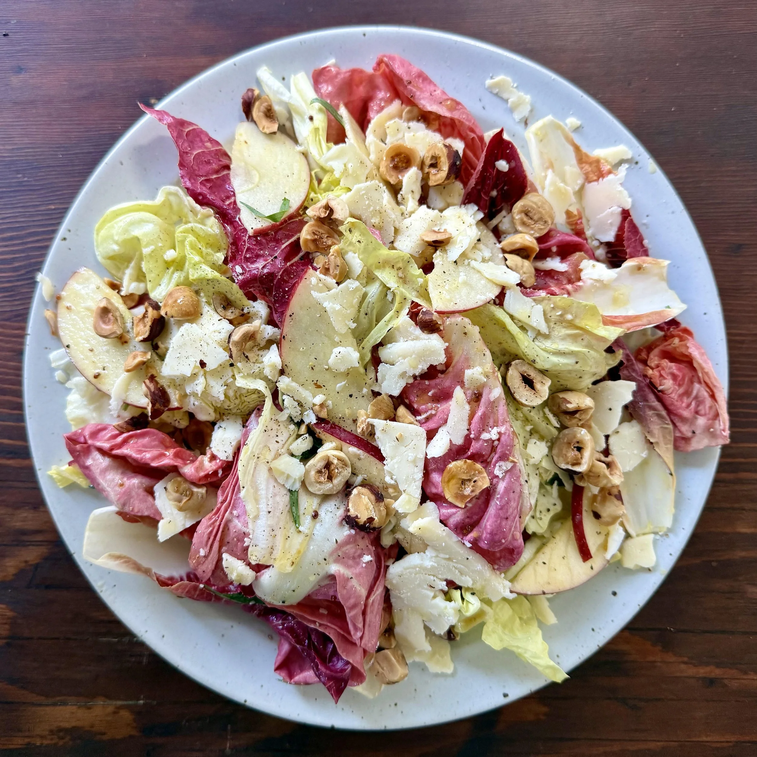 Radicchio Salad with Burnt Honey Vinaigrette