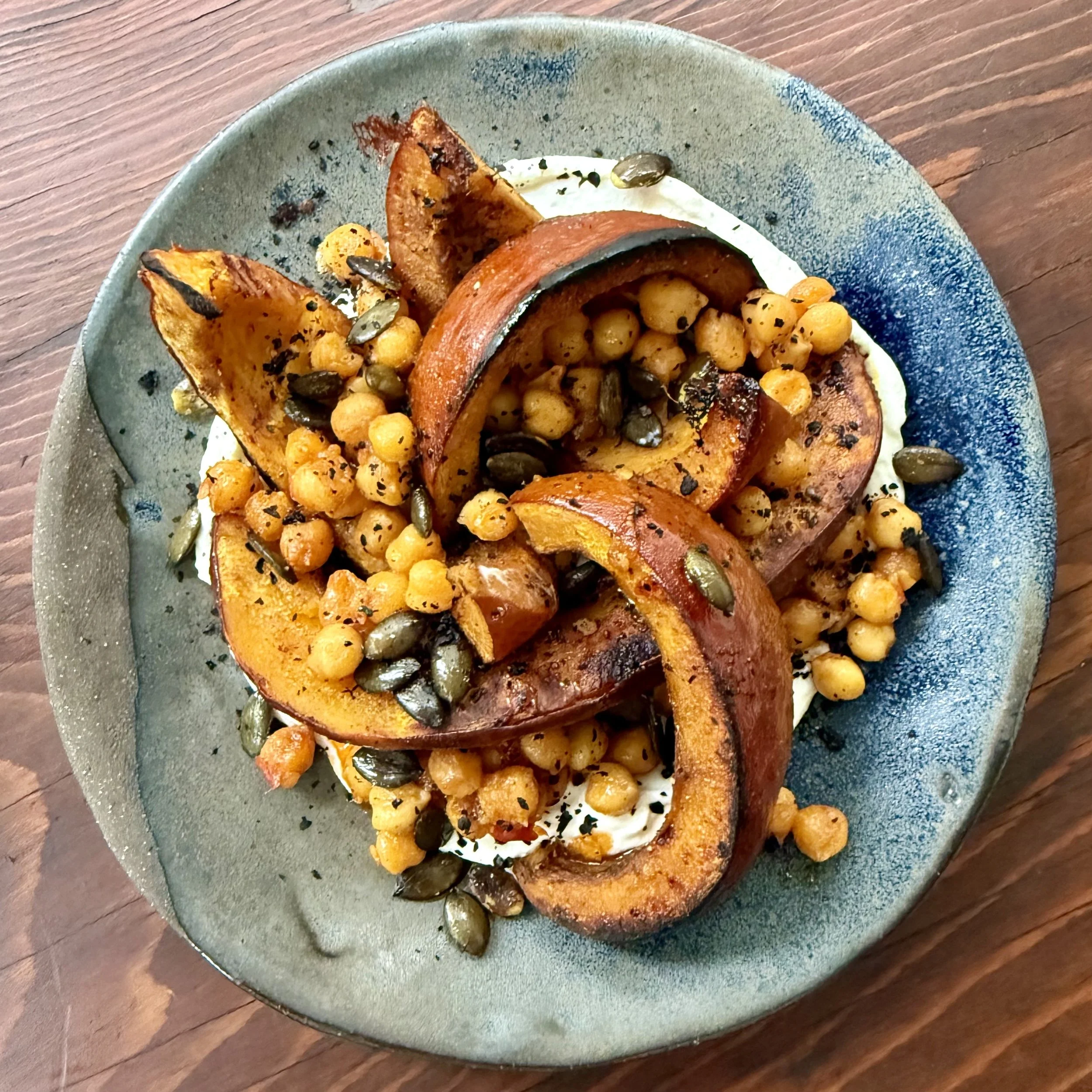 Roasted Pumpkin &amp; Brown Butter Chickpeas