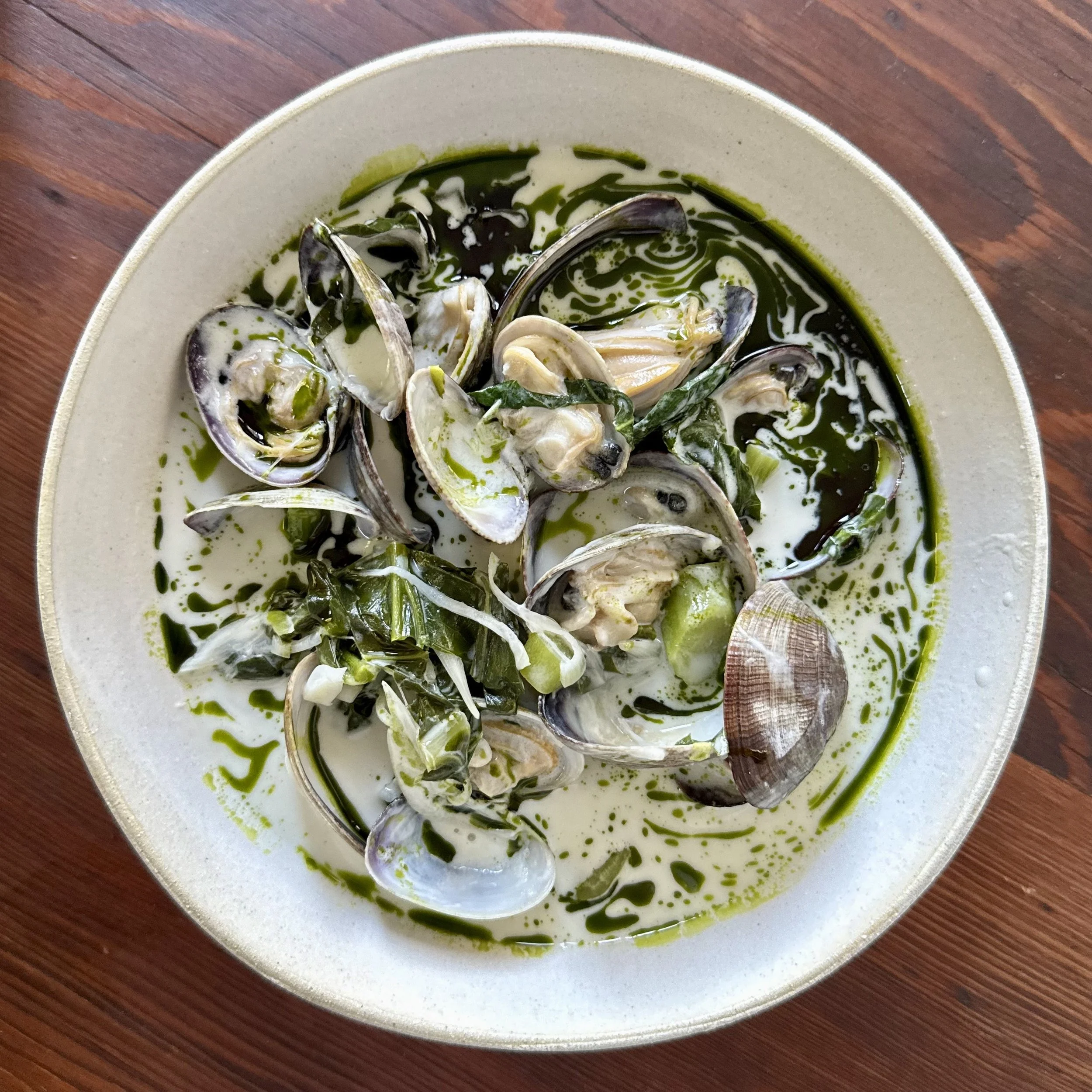 Clams with Coconut &amp; Lemongrass
