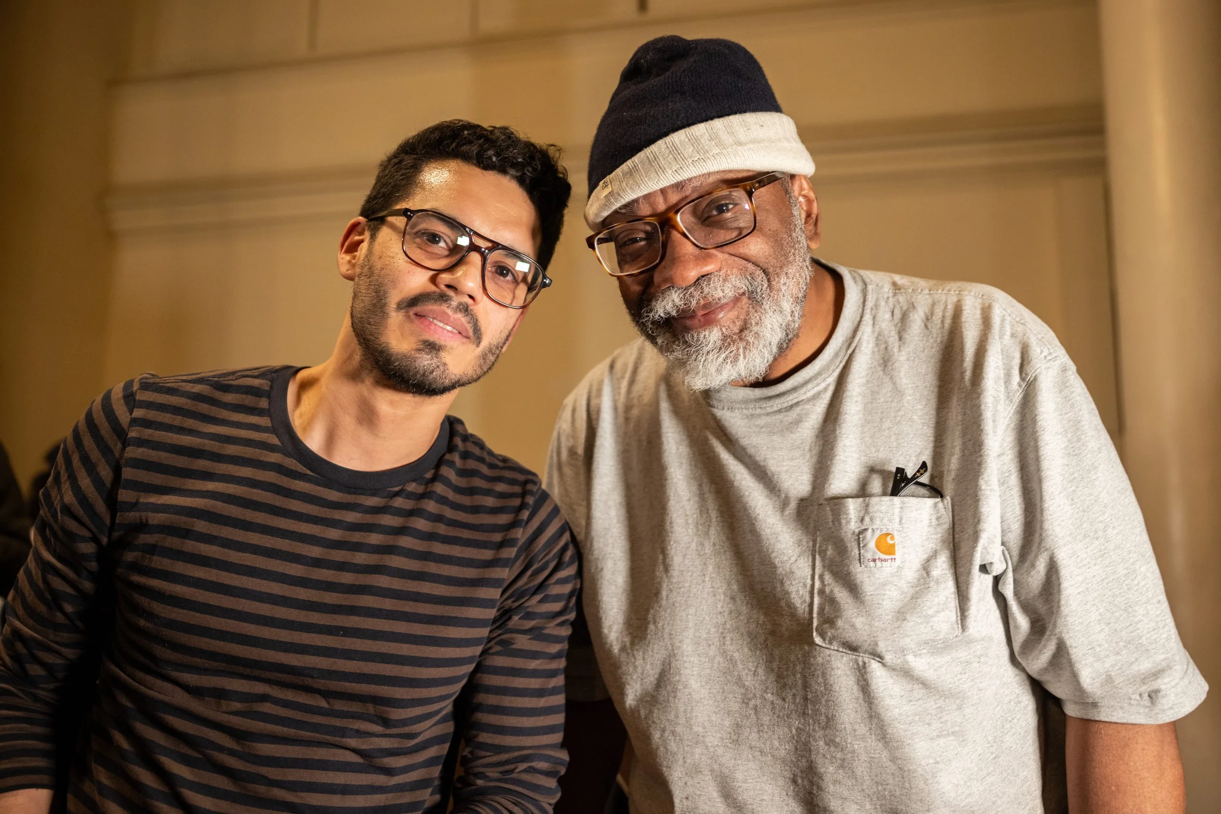 Fred Moten + Brandon Lopez, 02/13/2026, Photo by Walter Wlodarcyzk