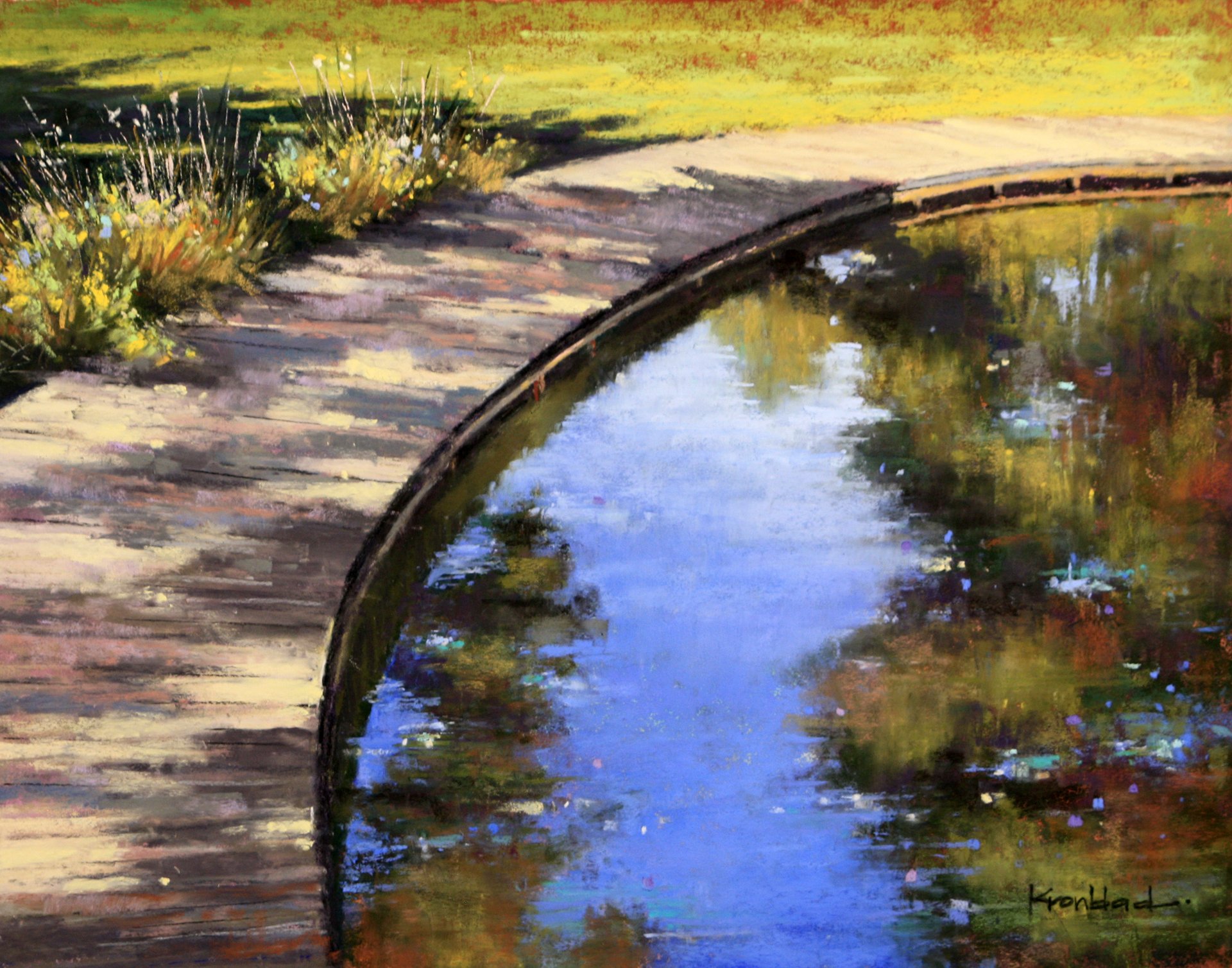 "A Walk on the Quiet Side"
 11" x 14"