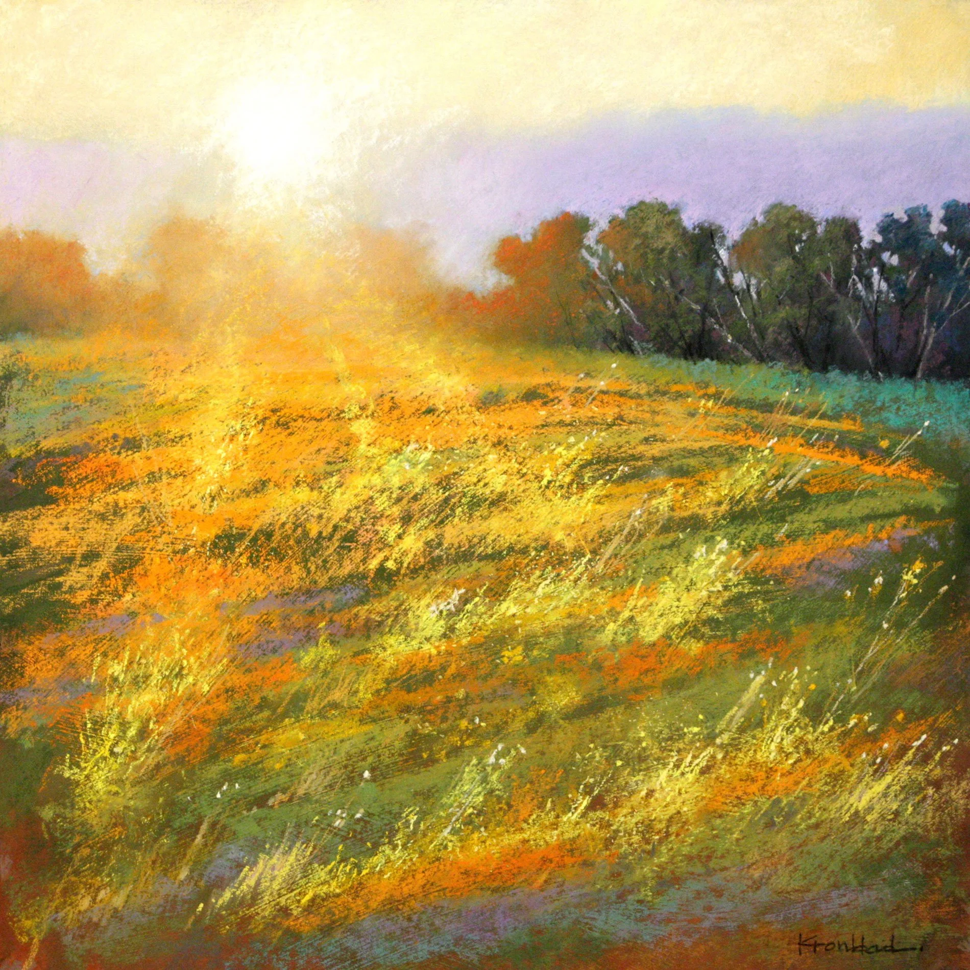 "Another Tequila Sunrise"
 14" x 14"