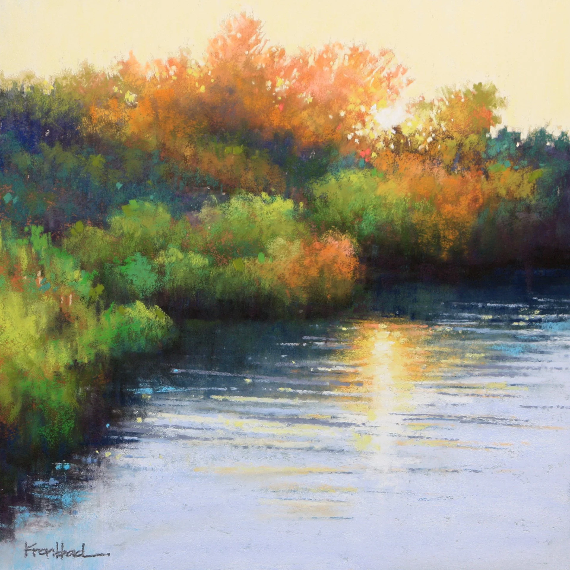 "Sundown Sparkle"
10" x 10"