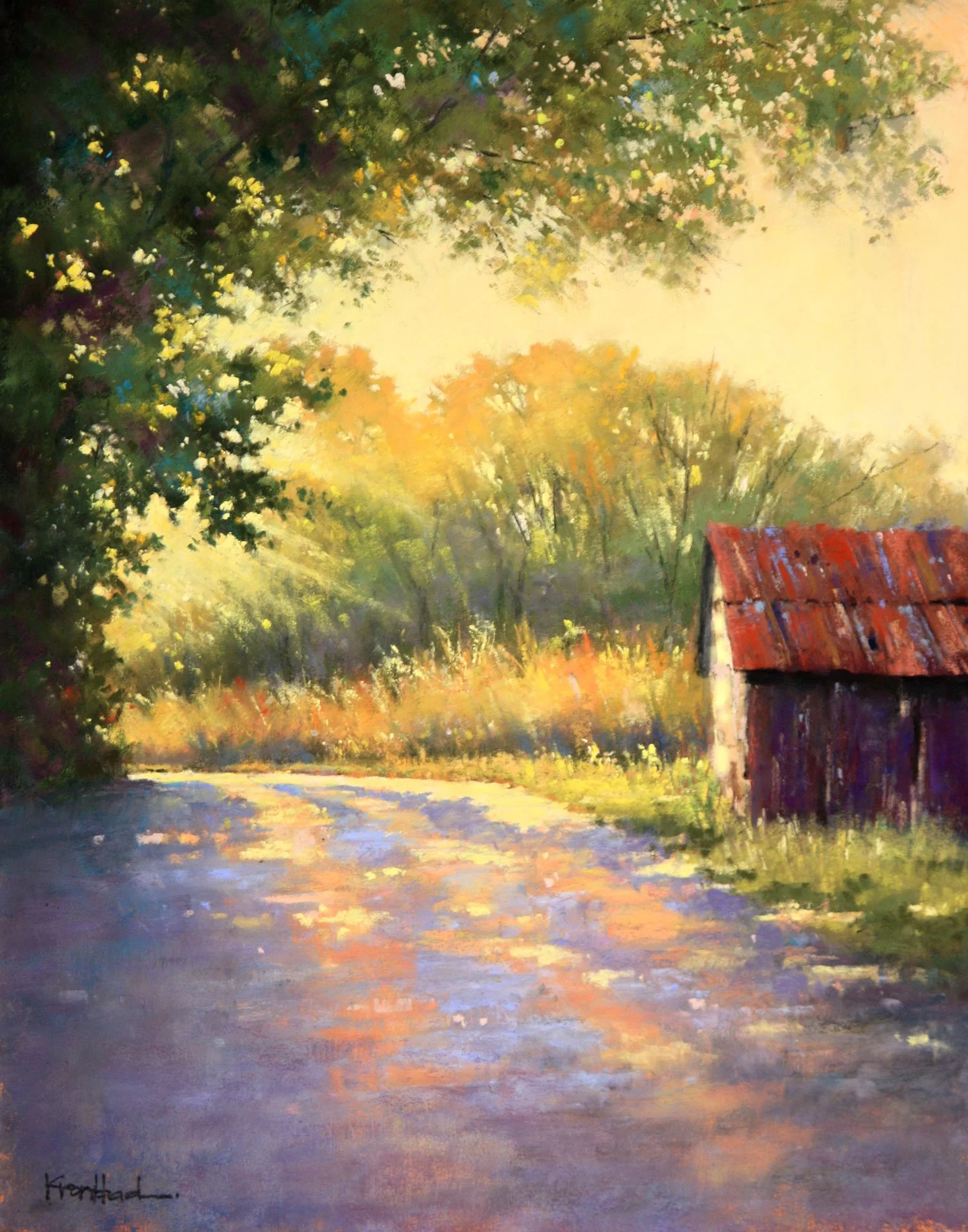 "At the Bend"
  14" x 11"   ON HOLD.