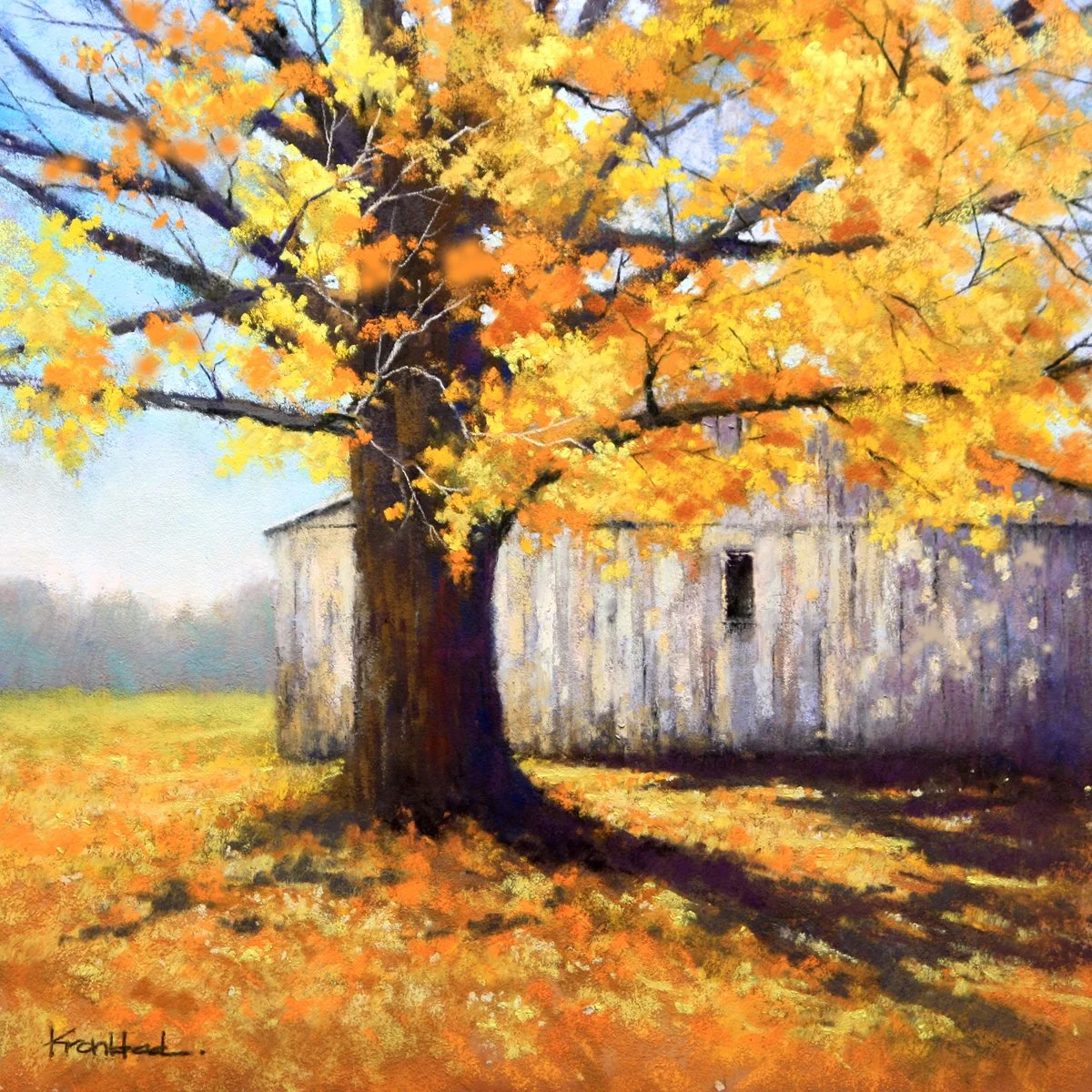 "Fall on the Farm"
10" x 10"