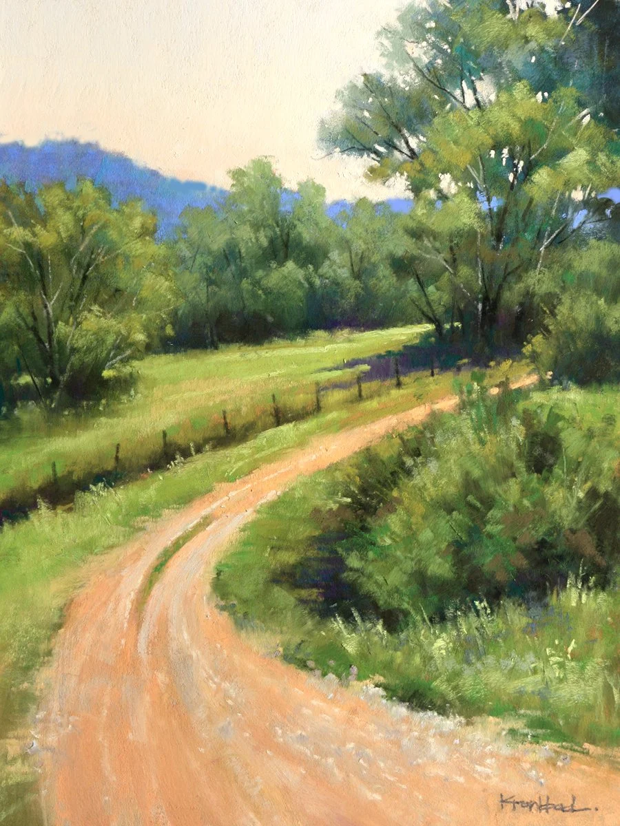 "Up Around the Bend"
12" x 9"