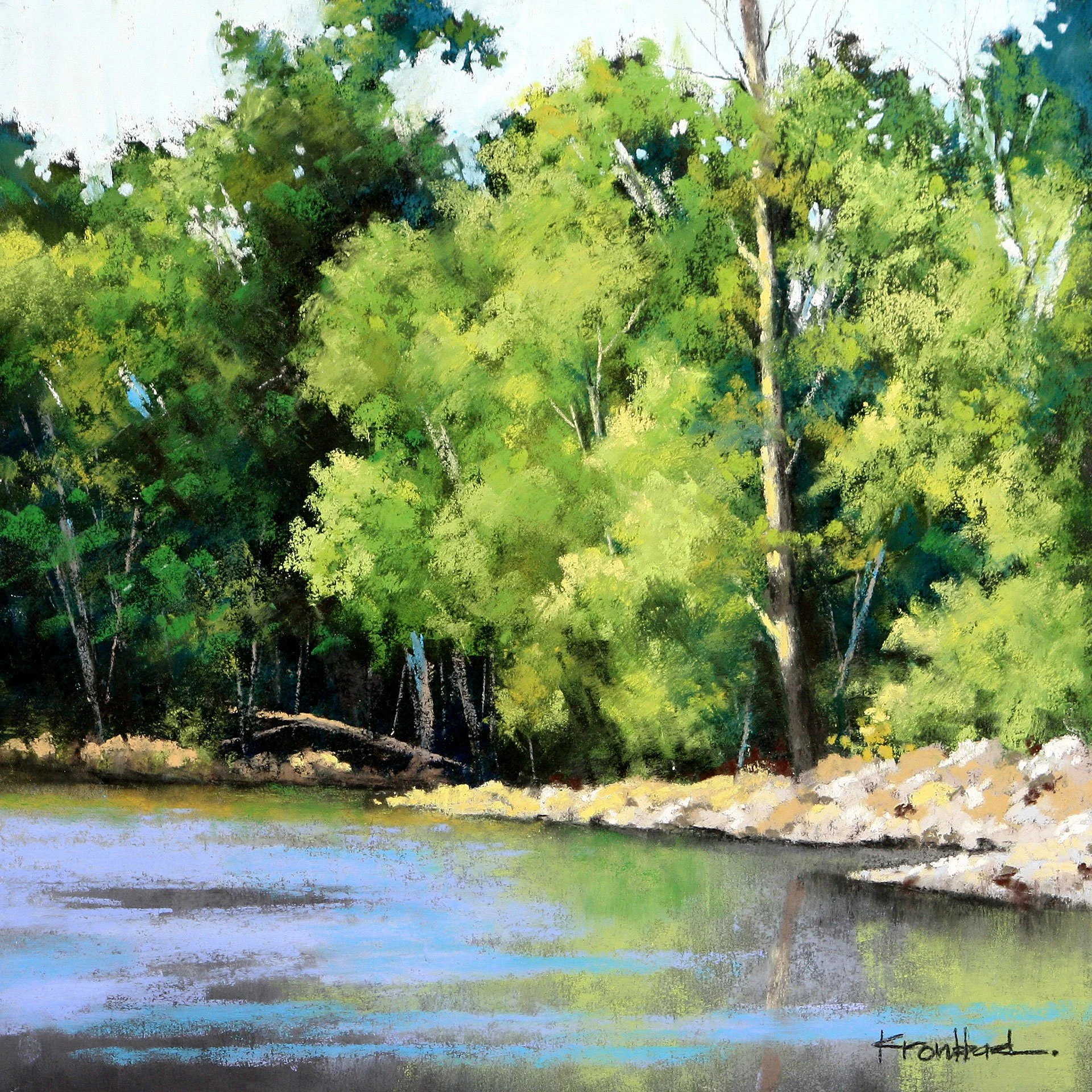 "Lazy Afternoon" 
  9" x 9"  SOLD