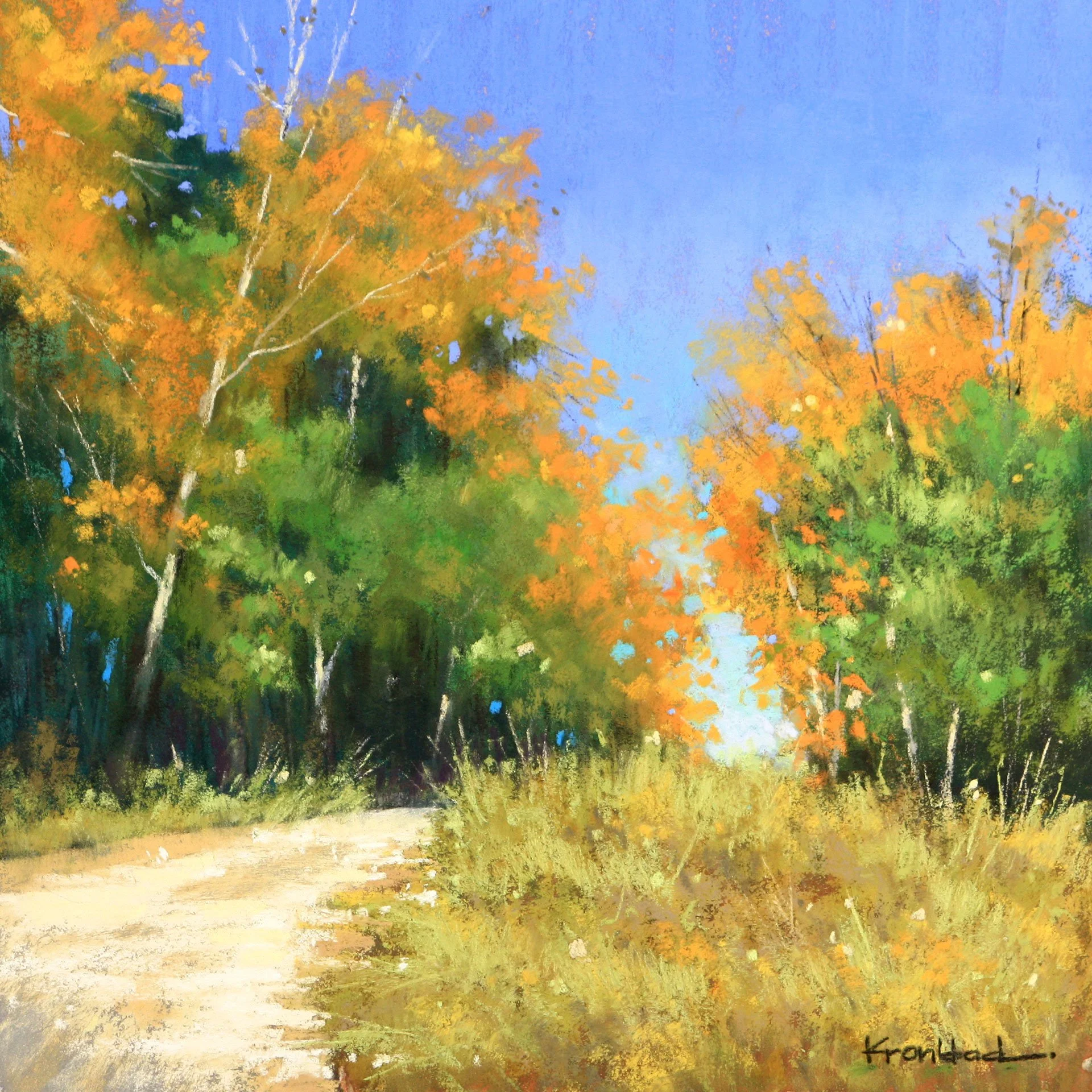 "Roadside Splendor"
  9" x 9"