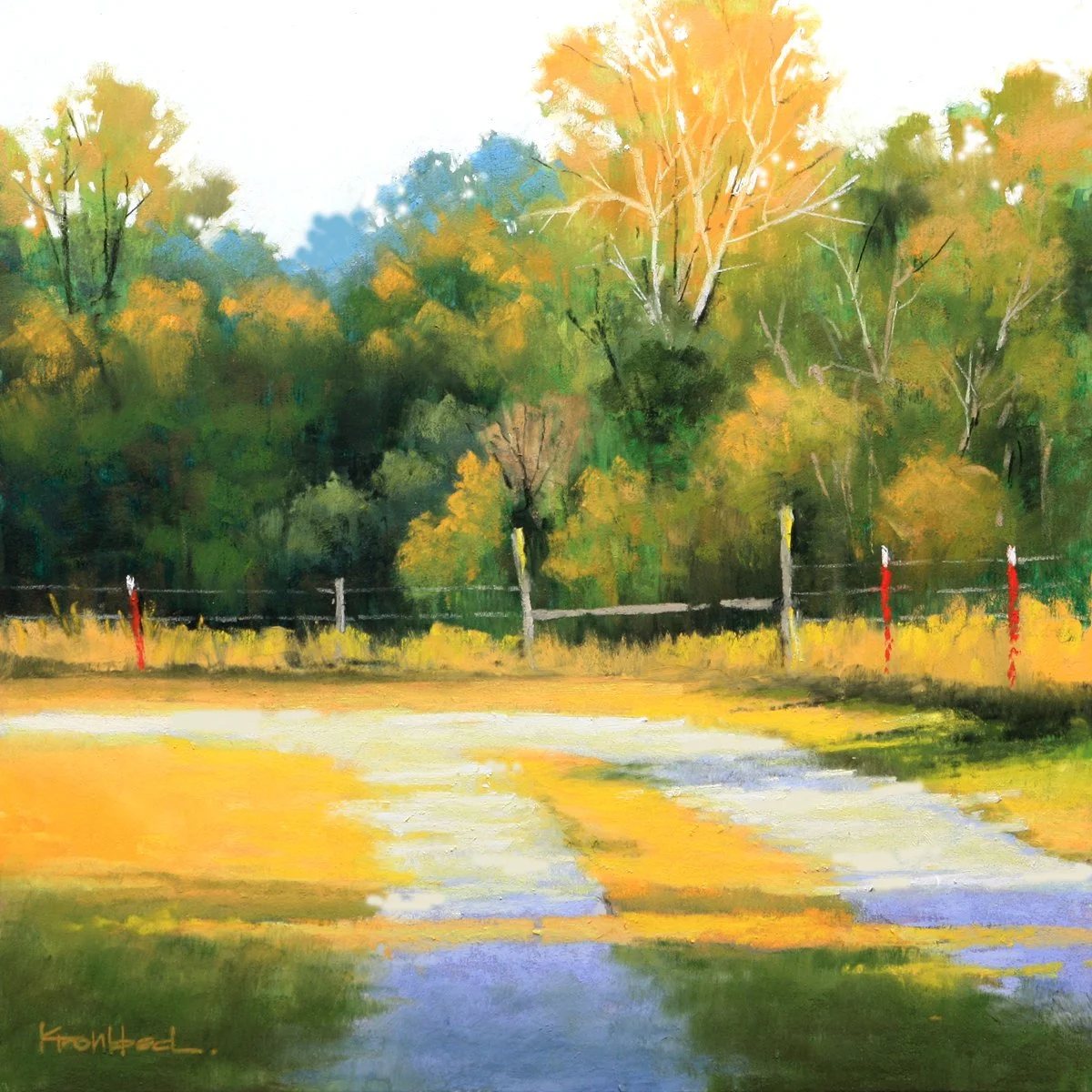 "Dawn's Early Light"
9" x 9"