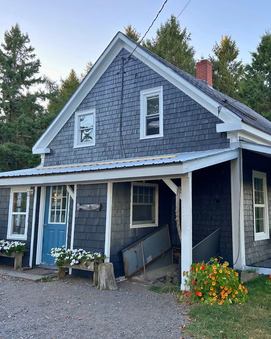 Exterior Painting 
.
.
.
.
.
.
#painting #exteriorpainting #newlook #housemaintenance #paint #bluepaint #maine #mainecontractor #housepaint