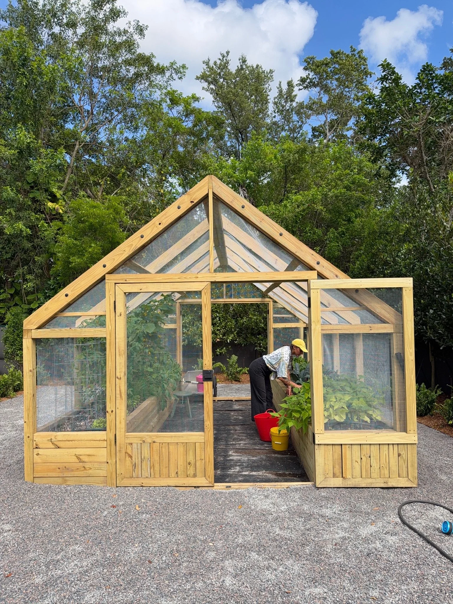 Enclosed Kitchen Garden