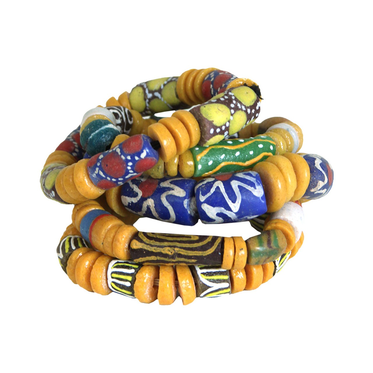 Ghana Trade Bead Bracelet