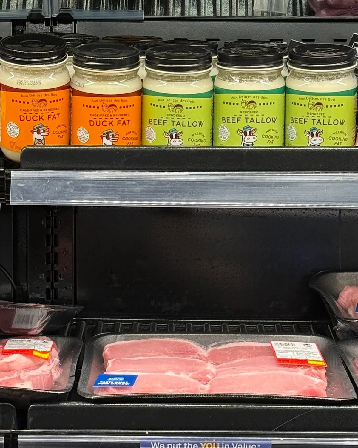 Hi All - we are LIVE! at @bigyfoods in Stonington CT. 👋 Look out for us at Big Y supermarkets in Connecticut! #beeftallow #duckfat 
.
#auxdelicesdesbois #connecticut #stoninghtonct #bigy #fat #fats #CompoundButter #FlavoredButter #GourmetButter #Inf