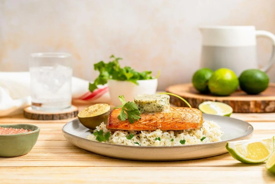 New! Find our flavored finishing butters in your supermarket Meat &amp; Seafood departments. #compoundbutter #eurostylebutter #holidaymenu #celebrationfood