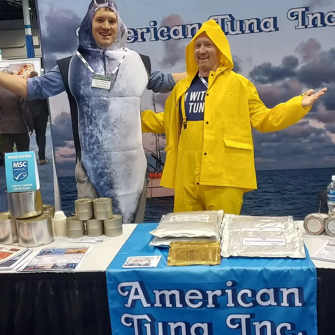 You never know what you'll find at #plmachicago trade show.  #foodies #tradeshowfun #compoundbutter #beeftallow #duckfat #sustainability #trufflebutter #plma