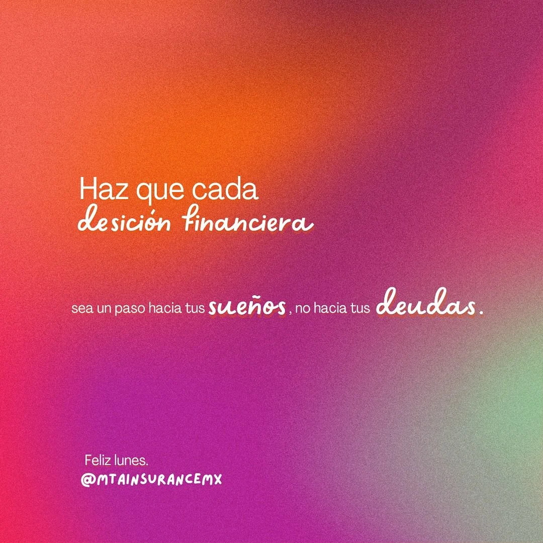 ✨ Cada decisi&oacute;n financiera que tomes hoy puede acercarte m&aacute;s a tus sue&ntilde;os o alejarte de ellos. 💡 Planifica, ahorra y elige sabiamente para construir un futuro s&oacute;lido. 🌱

💼 &iquest;Qu&eacute; acciones est&aacute;s tomand