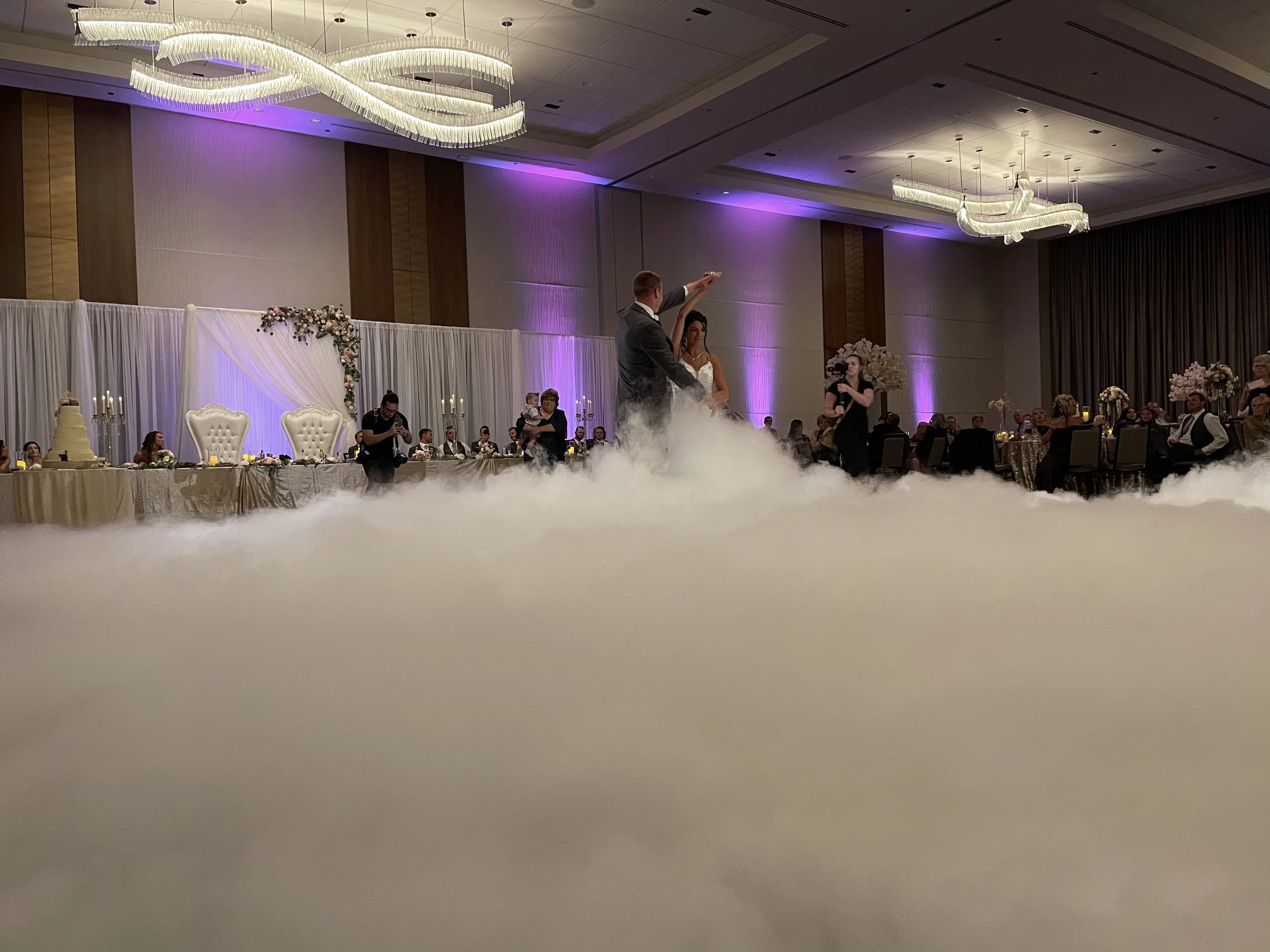 Grand Hyatt Nashville Weddings | Dancing on the Clouds, Photo Booth & Uplighting