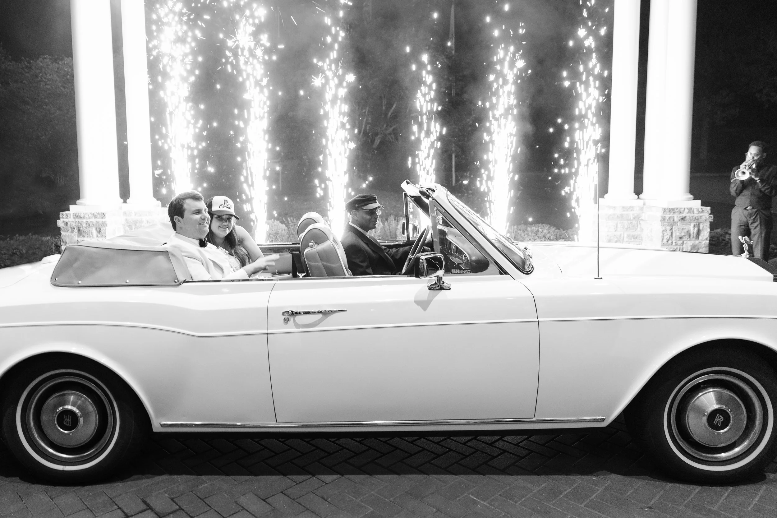 Cold Sparkler send off at richland country club