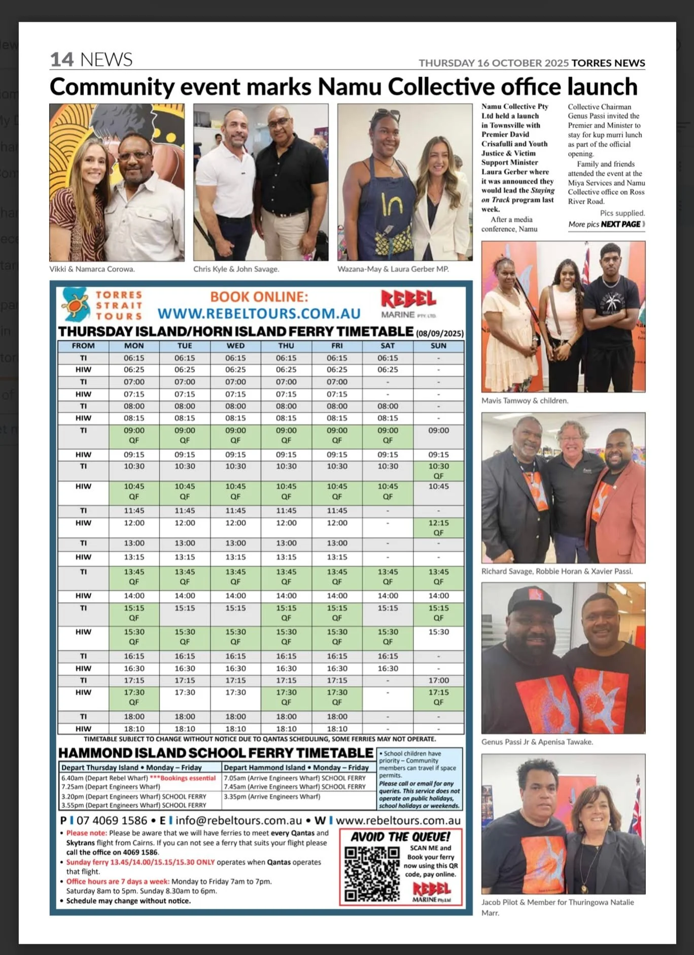 Check out the Torres News!!!

#namucollective #miyaservices #changeforthebetter