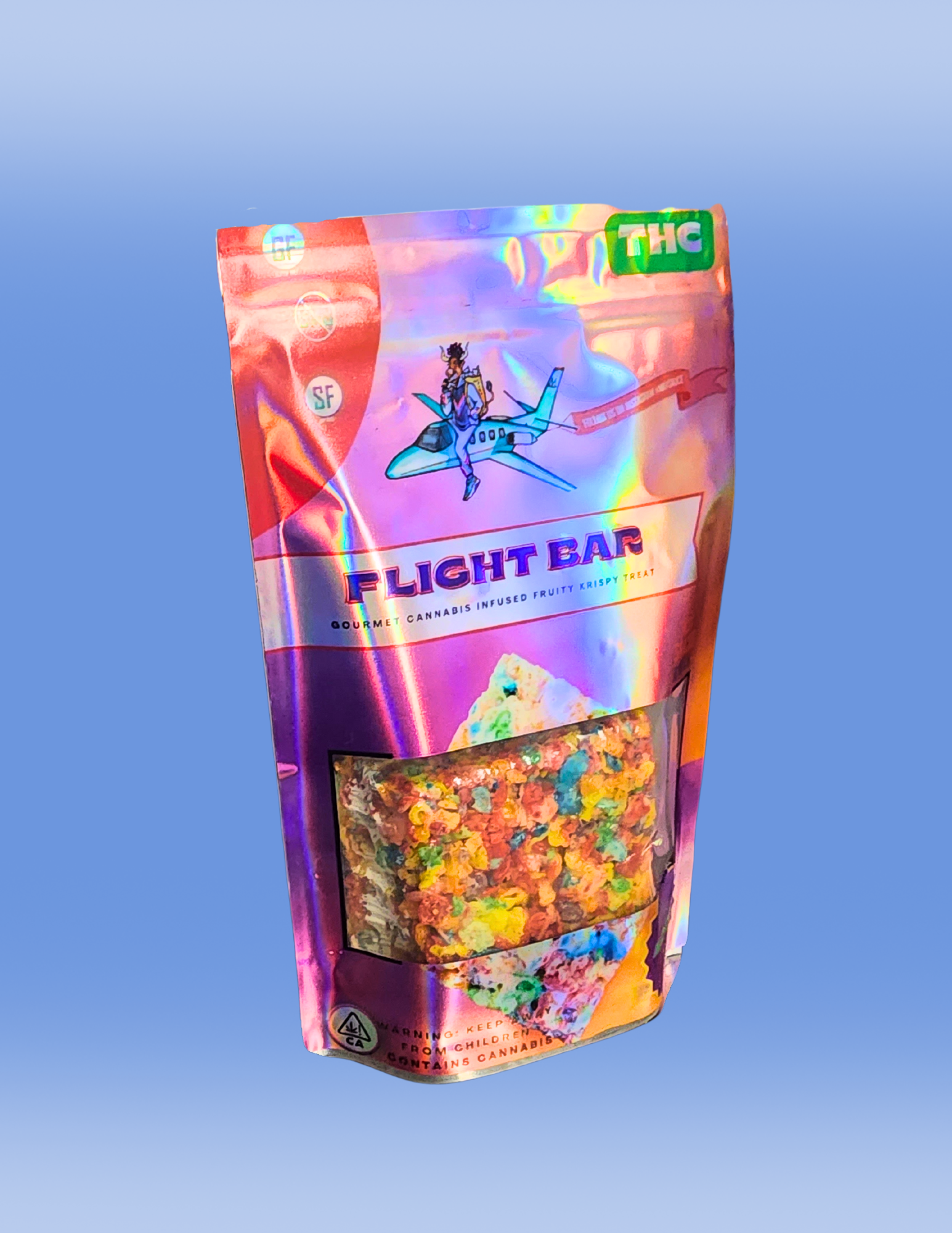 Cannabis Infused Fruity Flight Bar (Fruity Pebbles Krispy Treat) - 400 MG Delta-9 THC