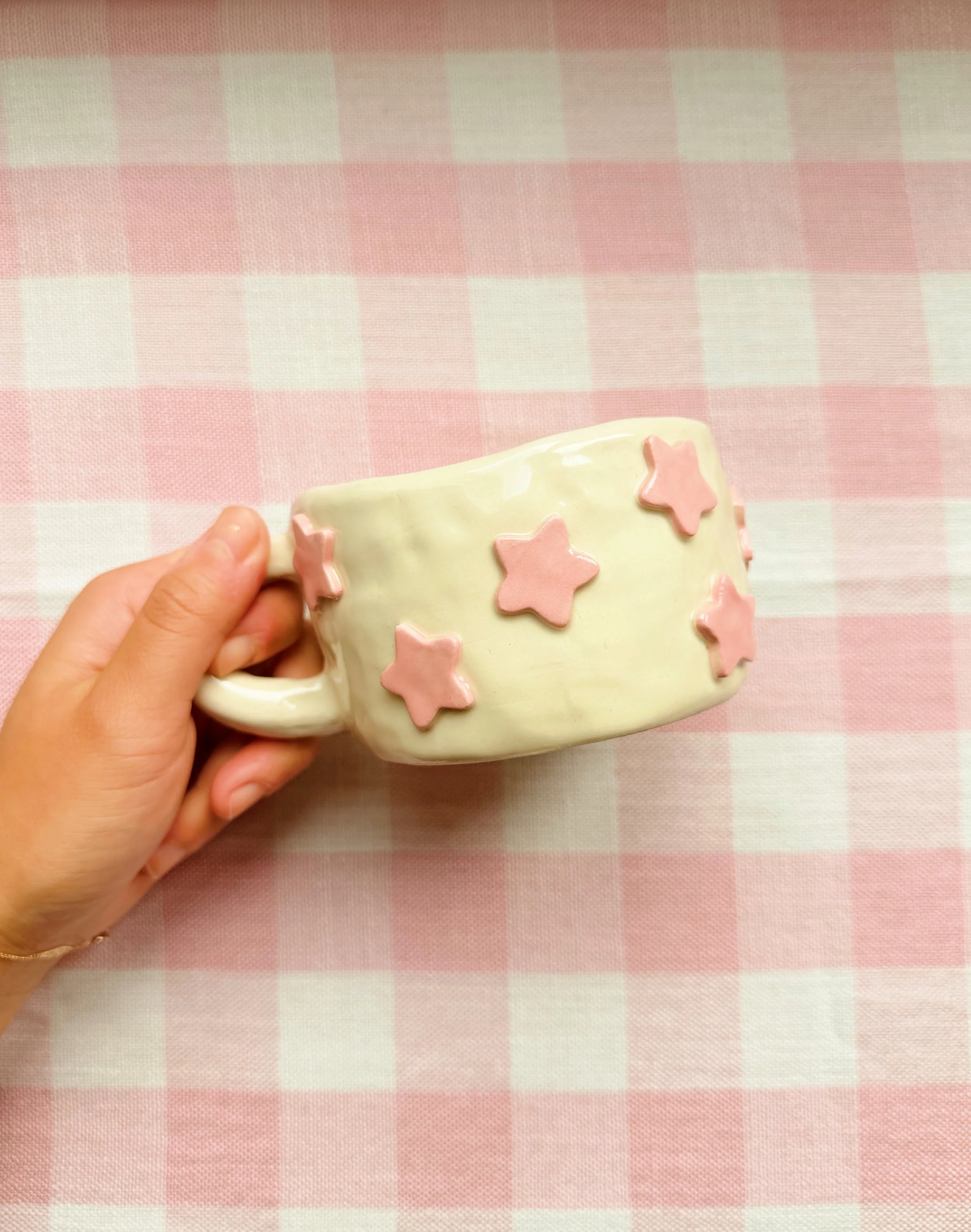 Pink Sprinkle Latte Mug