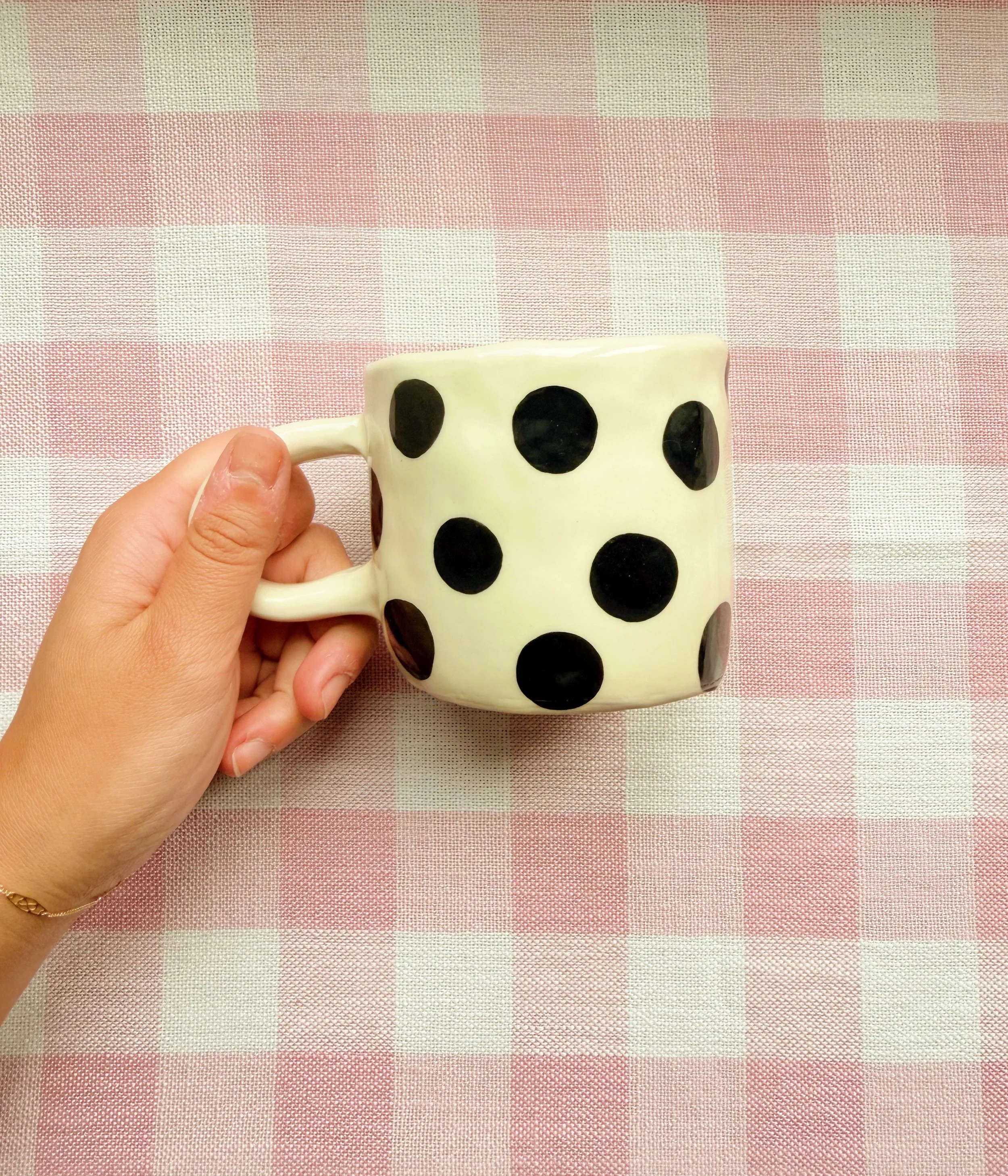 Polka Latte Mug