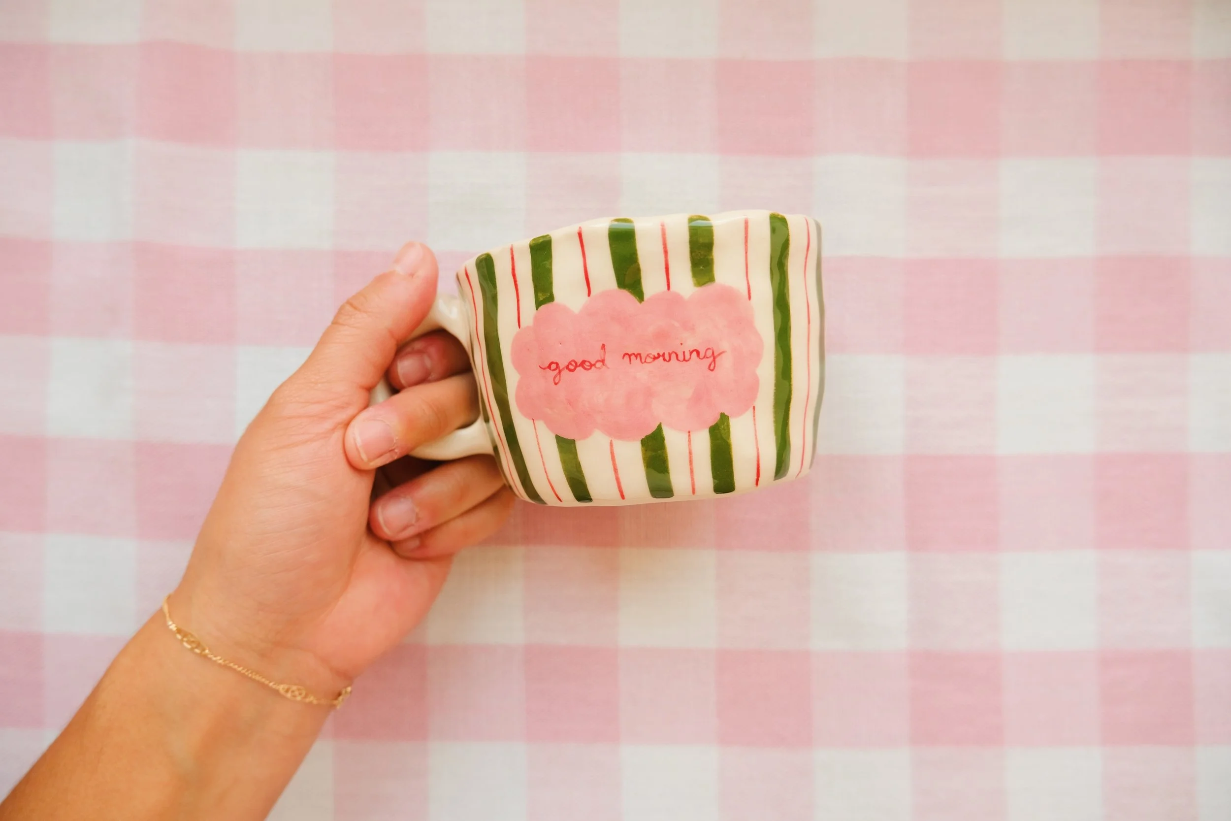 Good morning latte mug