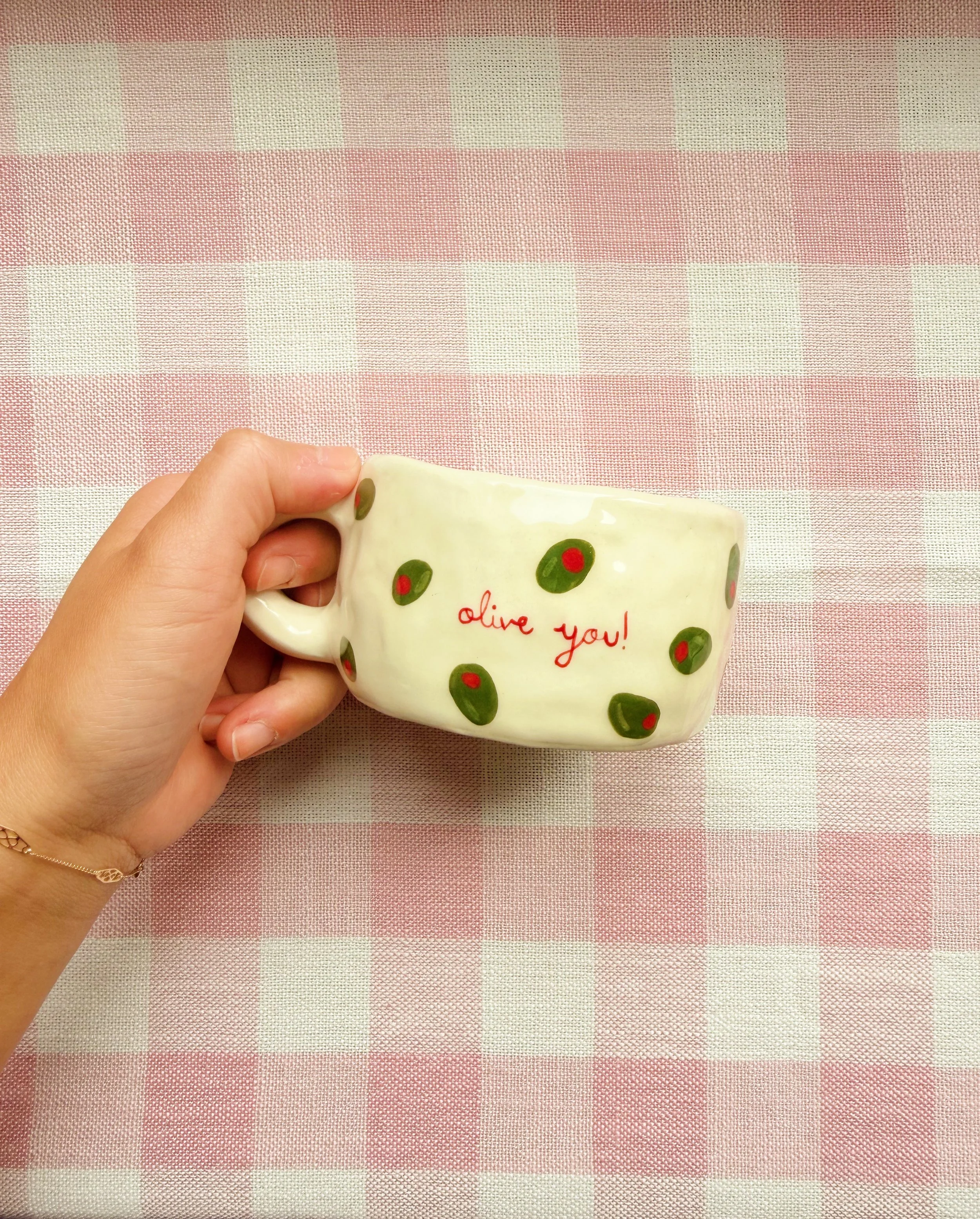 Olive You Latte Mug