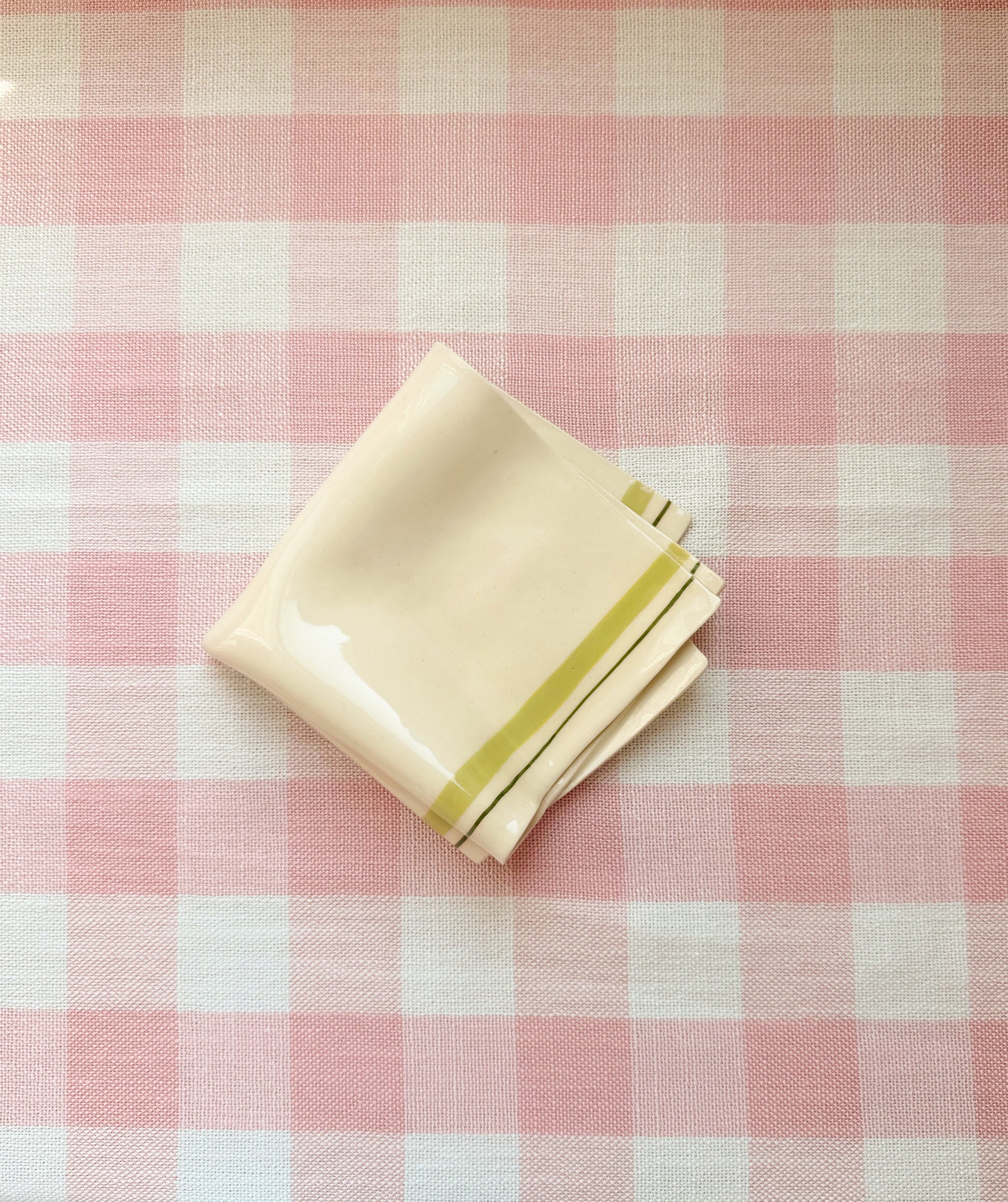 Green Cloth Spoon Rest