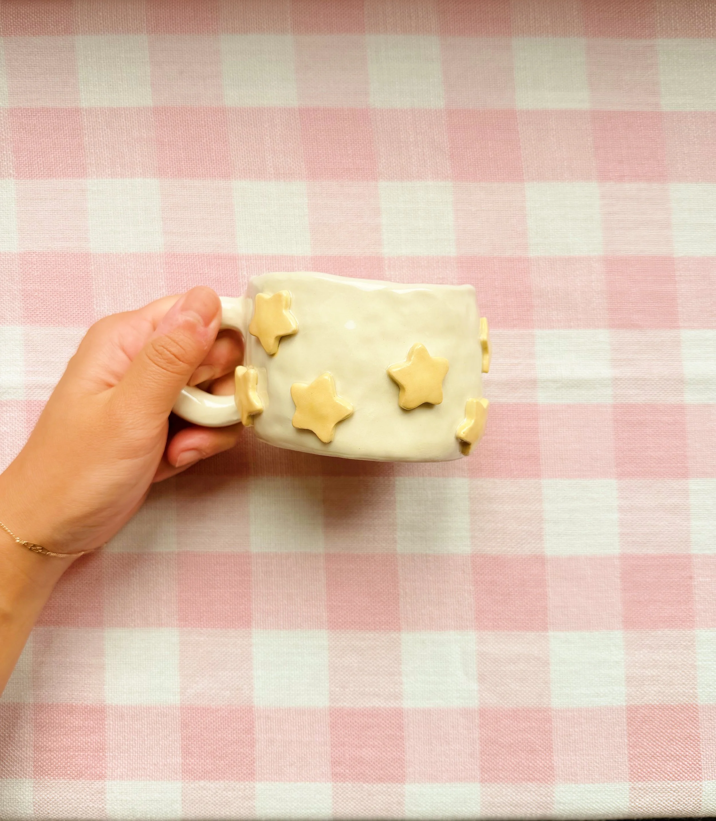 Yellow Sprinkle Cappuccino Mug