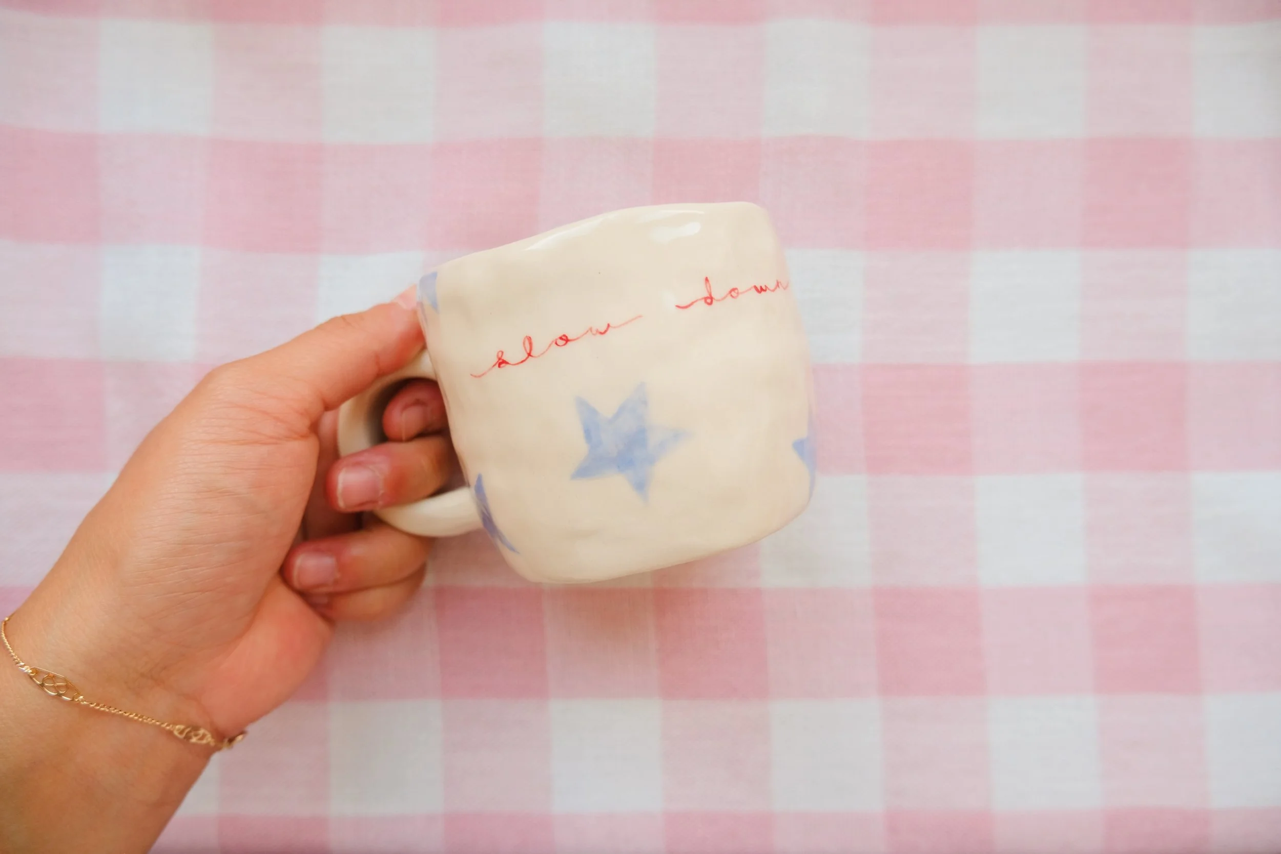 Slow down latte mug