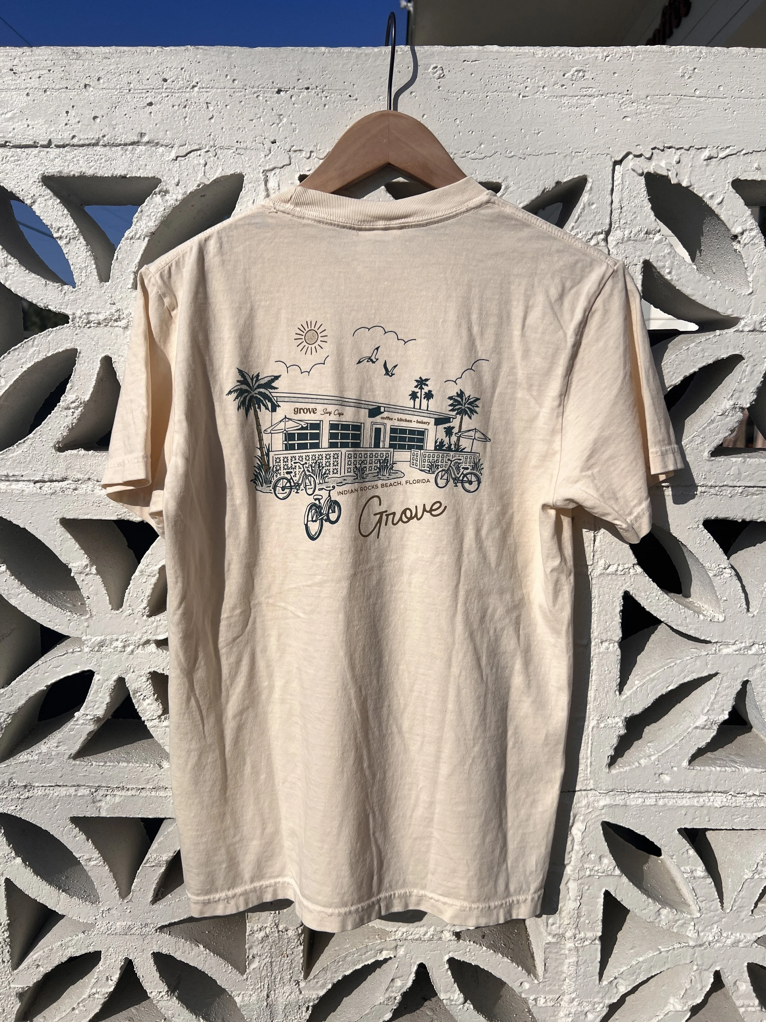 Cafe S/S Tee - Ivory